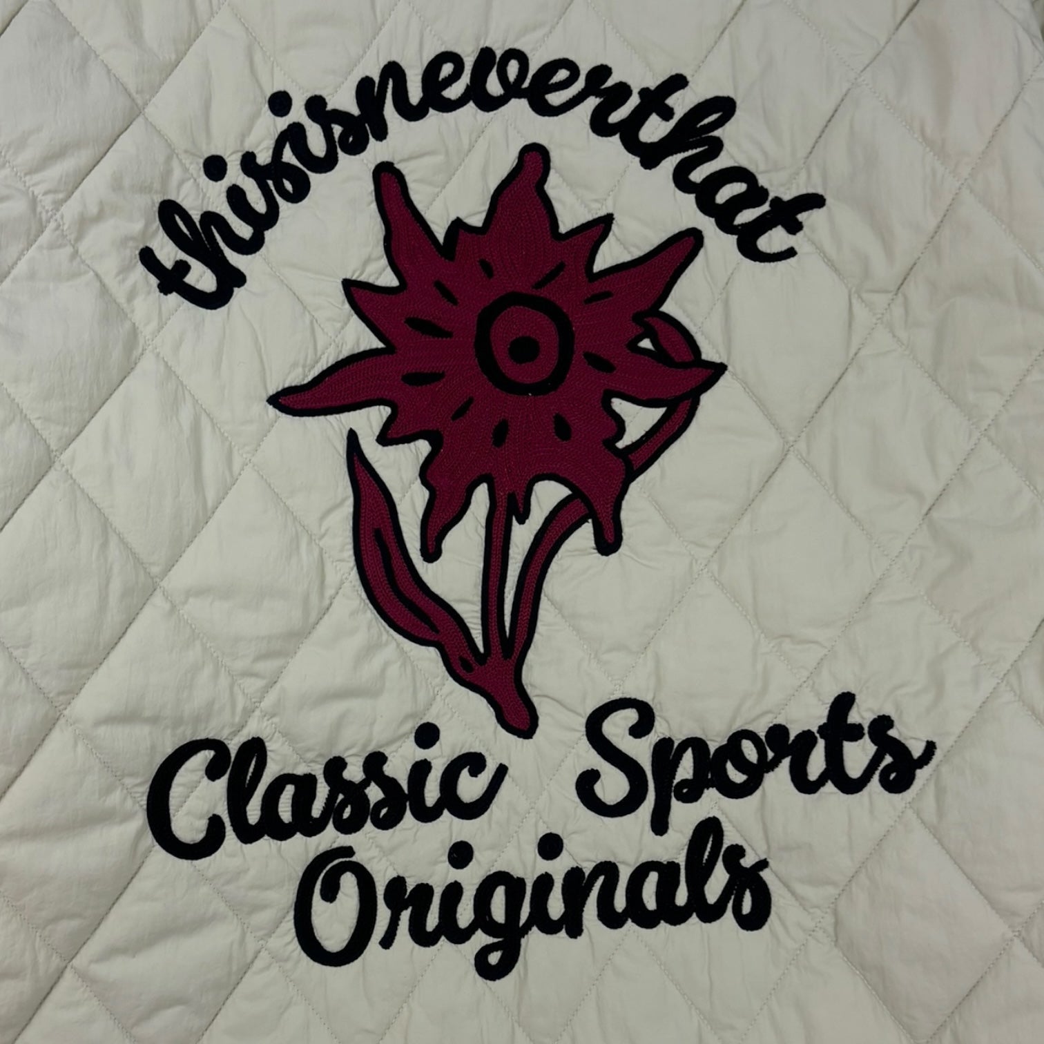 Thisneverthat Edelweiss Quilted Jacket Ivory