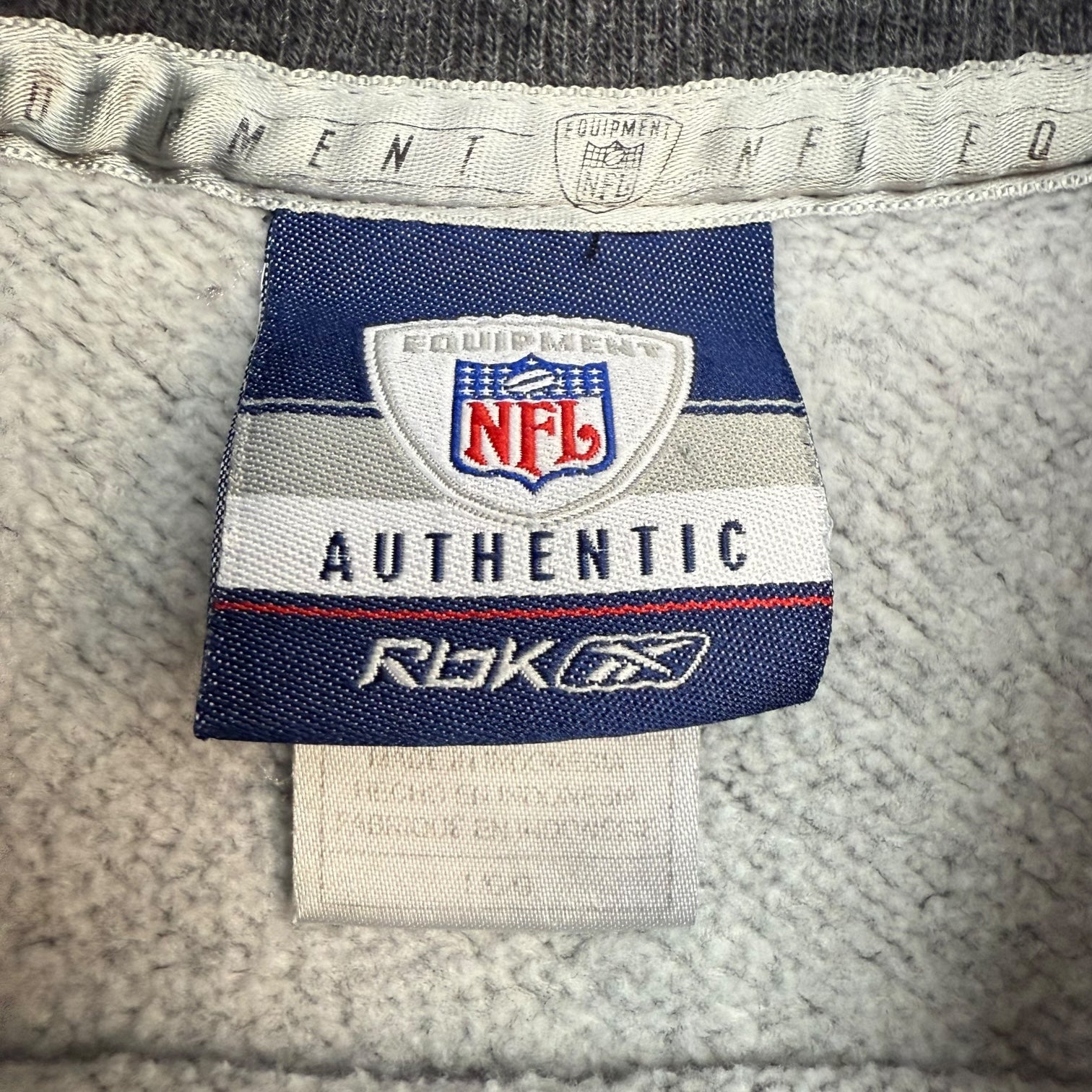 Vintage New England Patriots Crewneck Dark Grey
