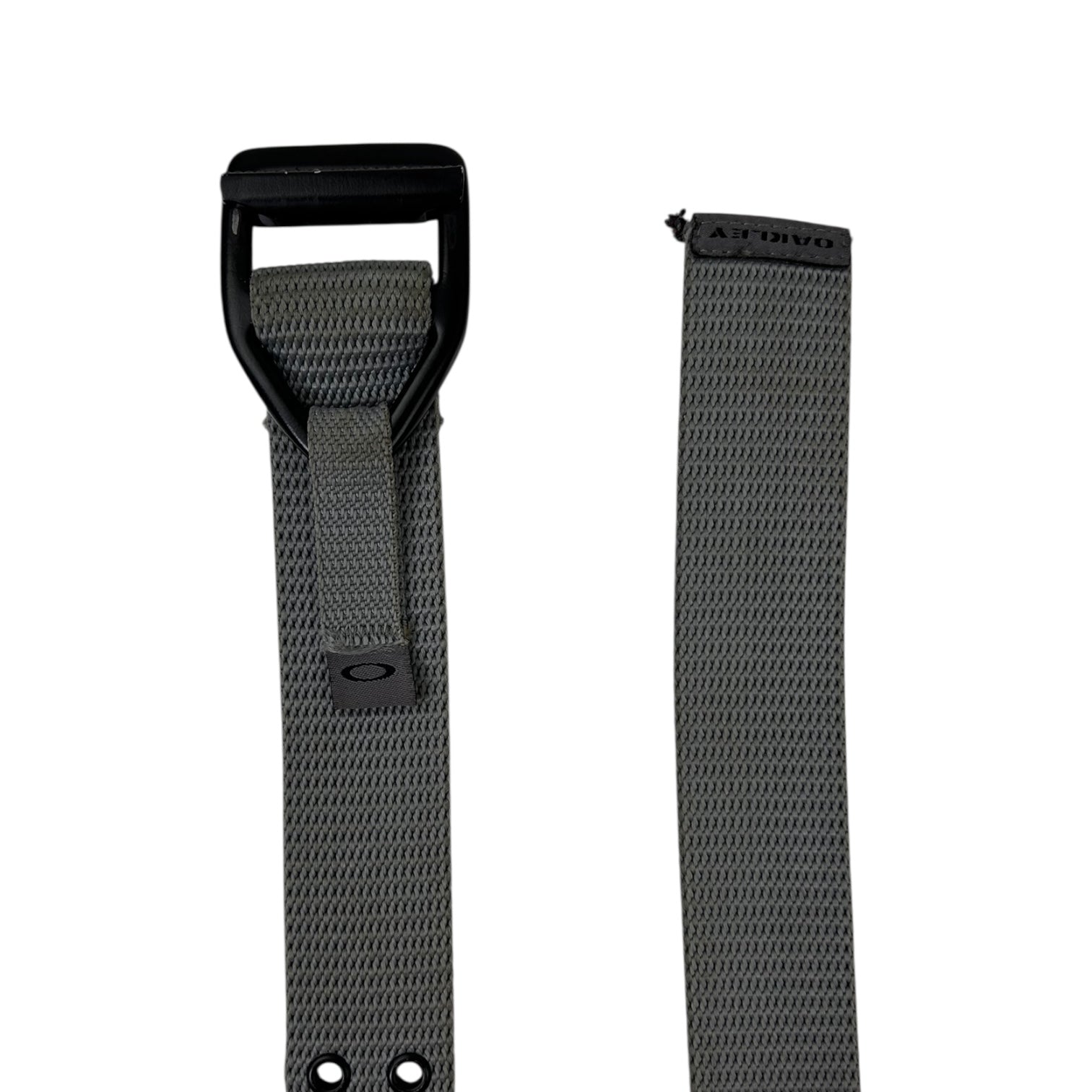 Vintage Oakley Canvas Belt Grey