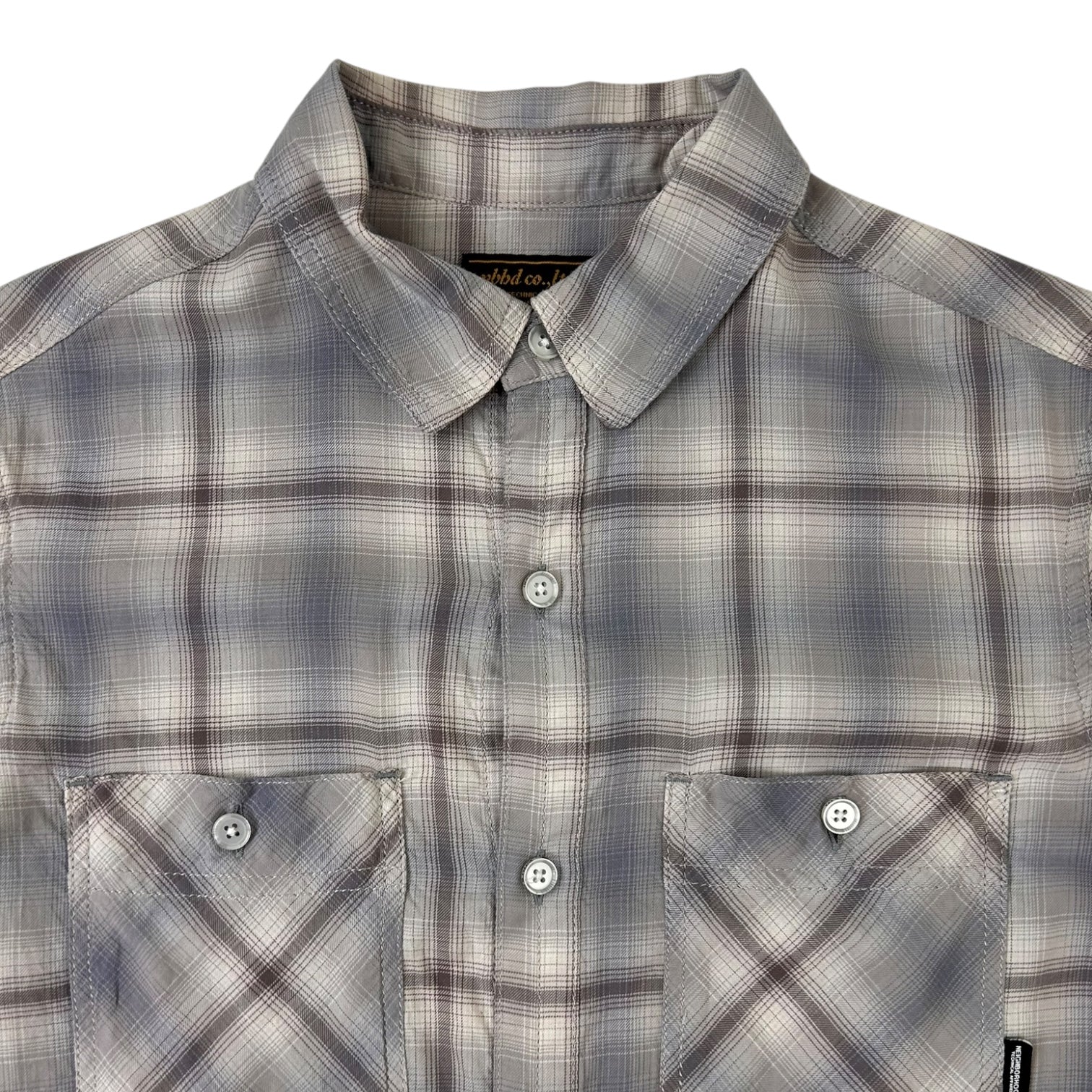 Neighborhood Onbre Check Button Up Shirt