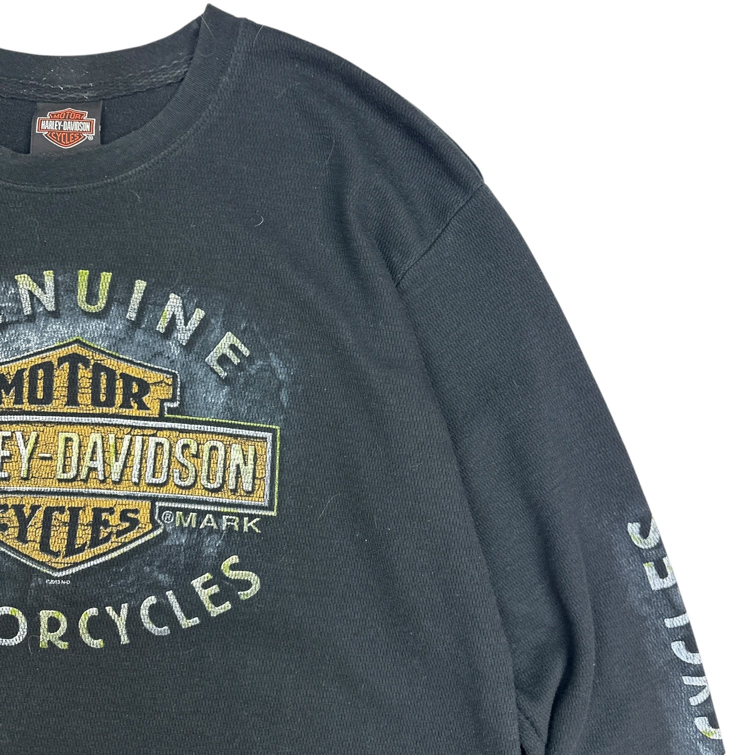 Vintage Harley Davidson France Thermal Long Sleeve