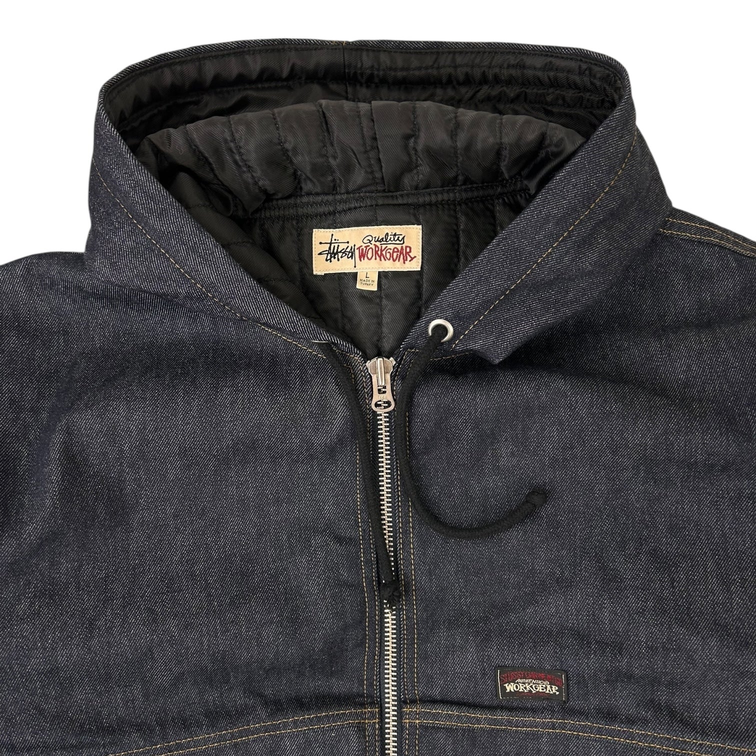 Stussy Denim Work Jacket Raw Indigo