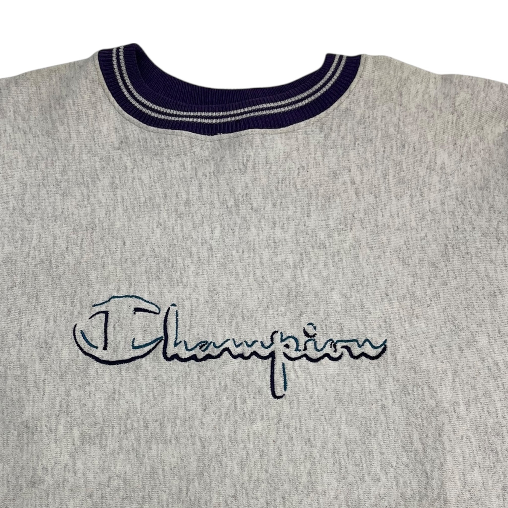 Vintage Champion Crewneck Sweatshirt Grey