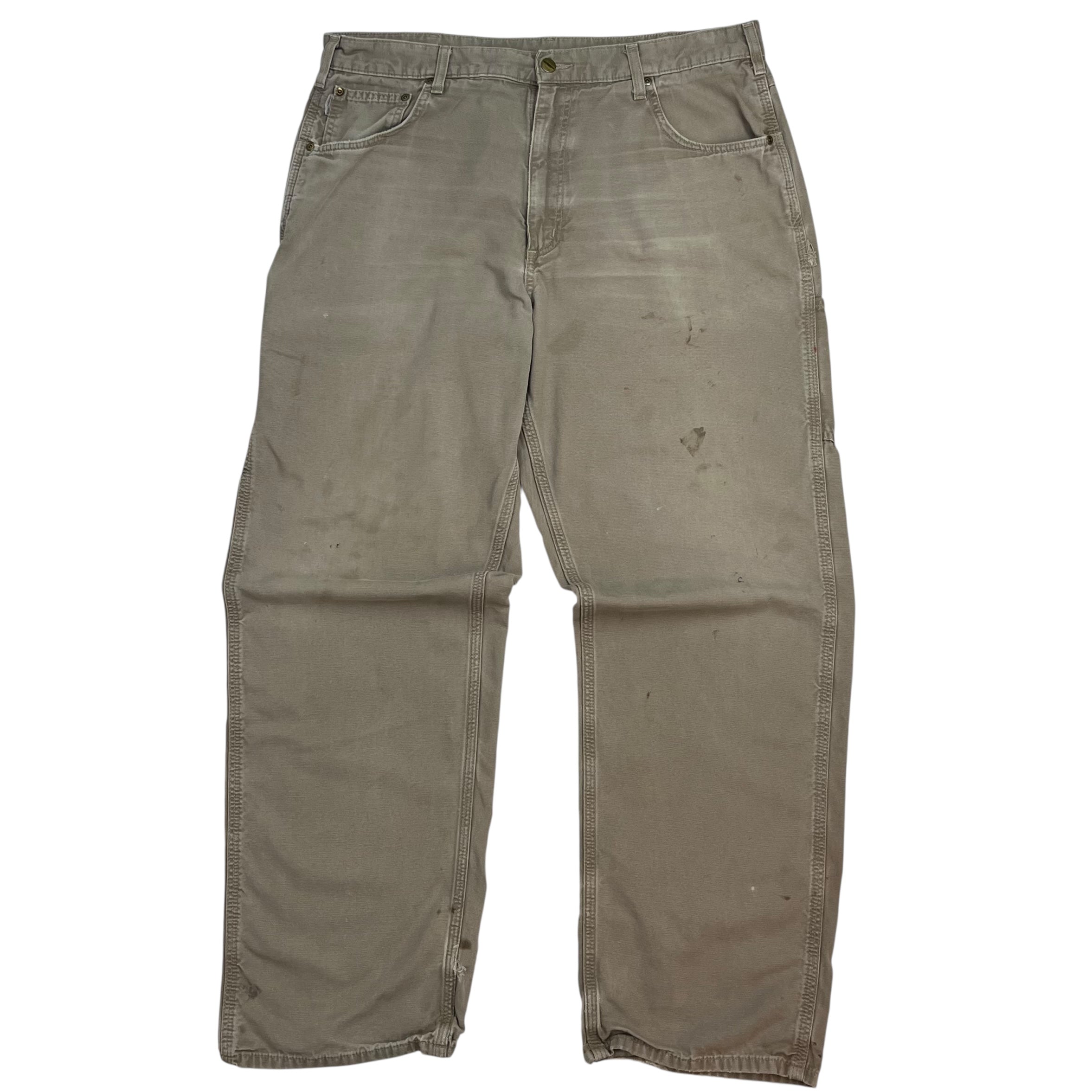 Vintage Carhartt Dungaree Pants Beige