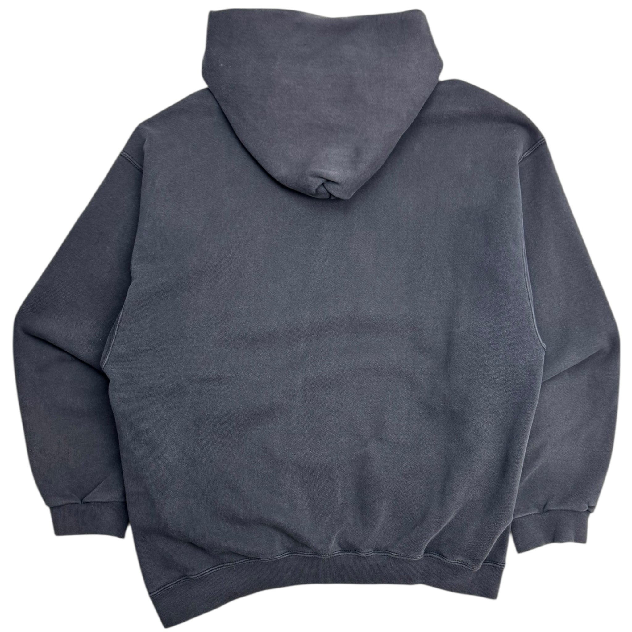 Vintage 90s Nike Pocket Swoosh Hoodie Faded Black