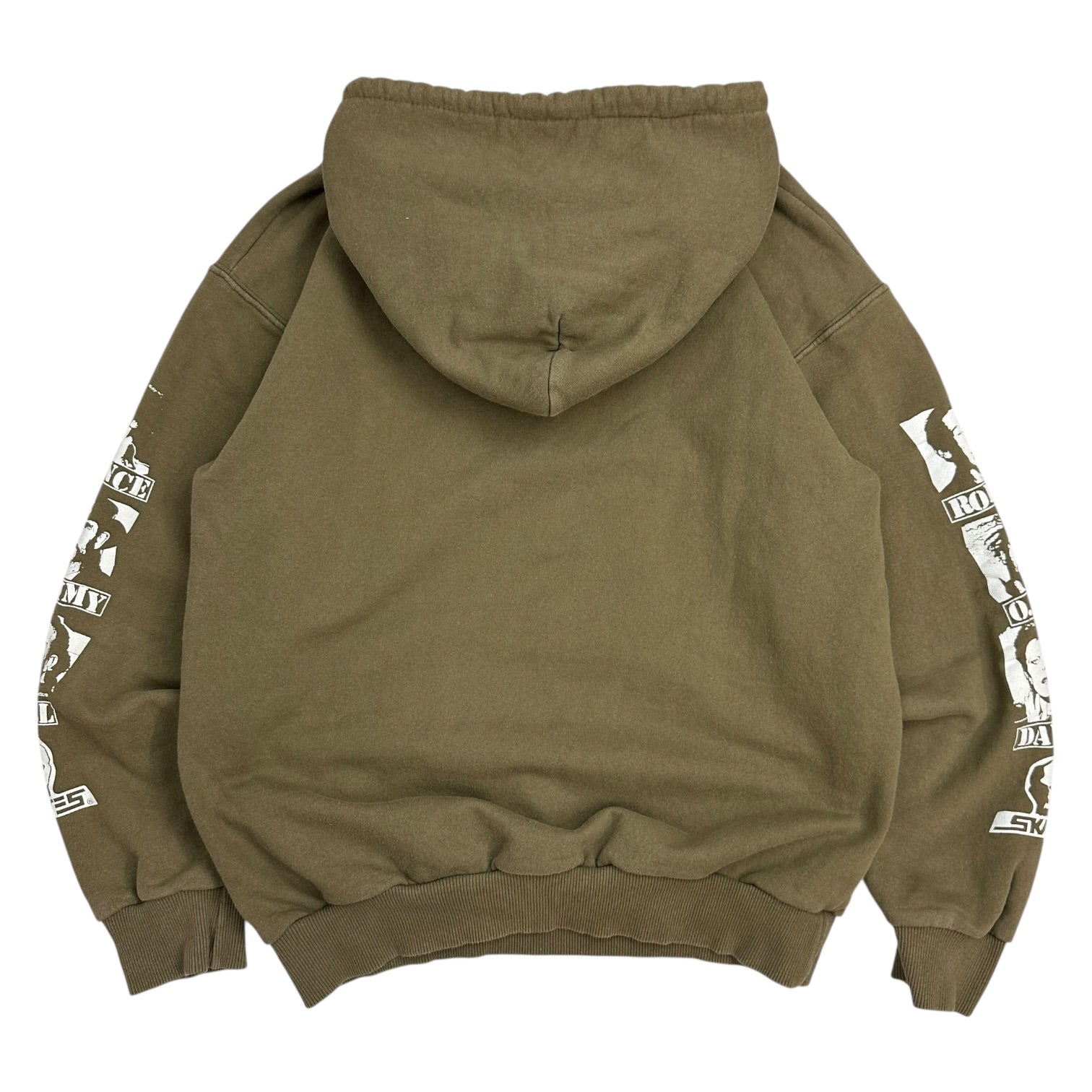 Vintage Skull Skate Dead Celebrity Hoodie Green