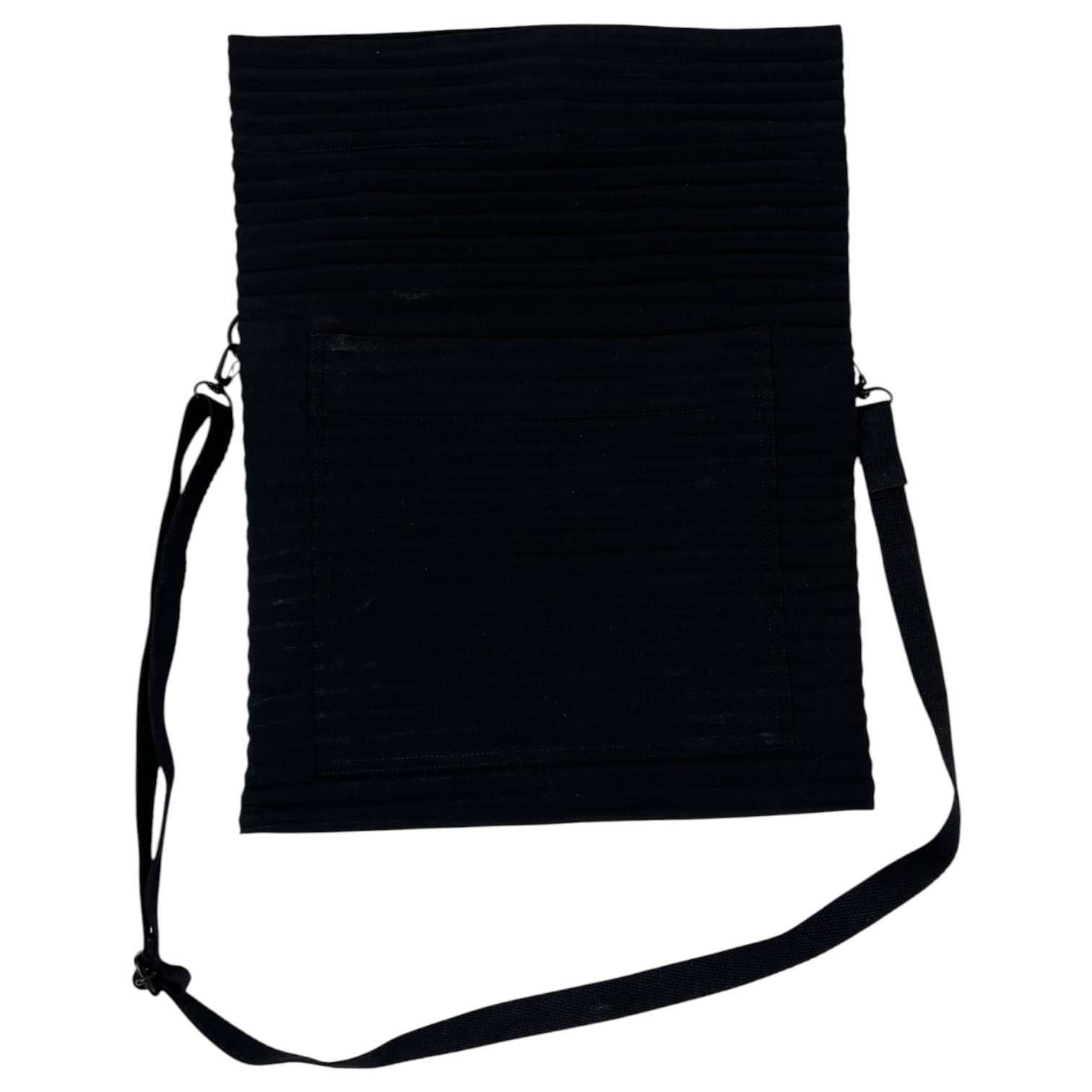 Homme Plissé Issey Miyake Pleats Flat Bag Black
