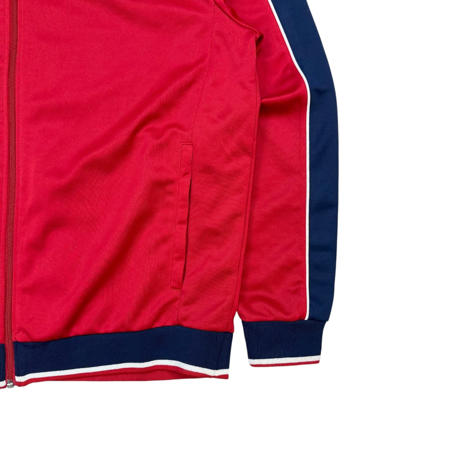 Vintage Umbro England National Team Zip Up Sweater Red