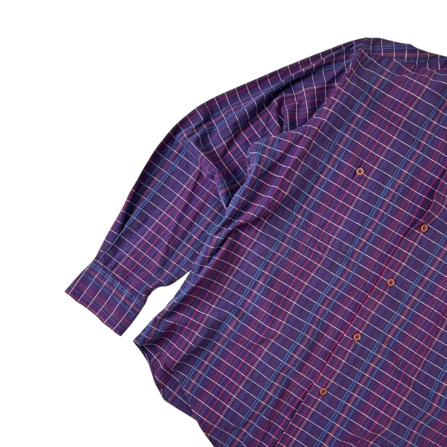 Vintage YSL Long Sleeve Dress Shirt Purple