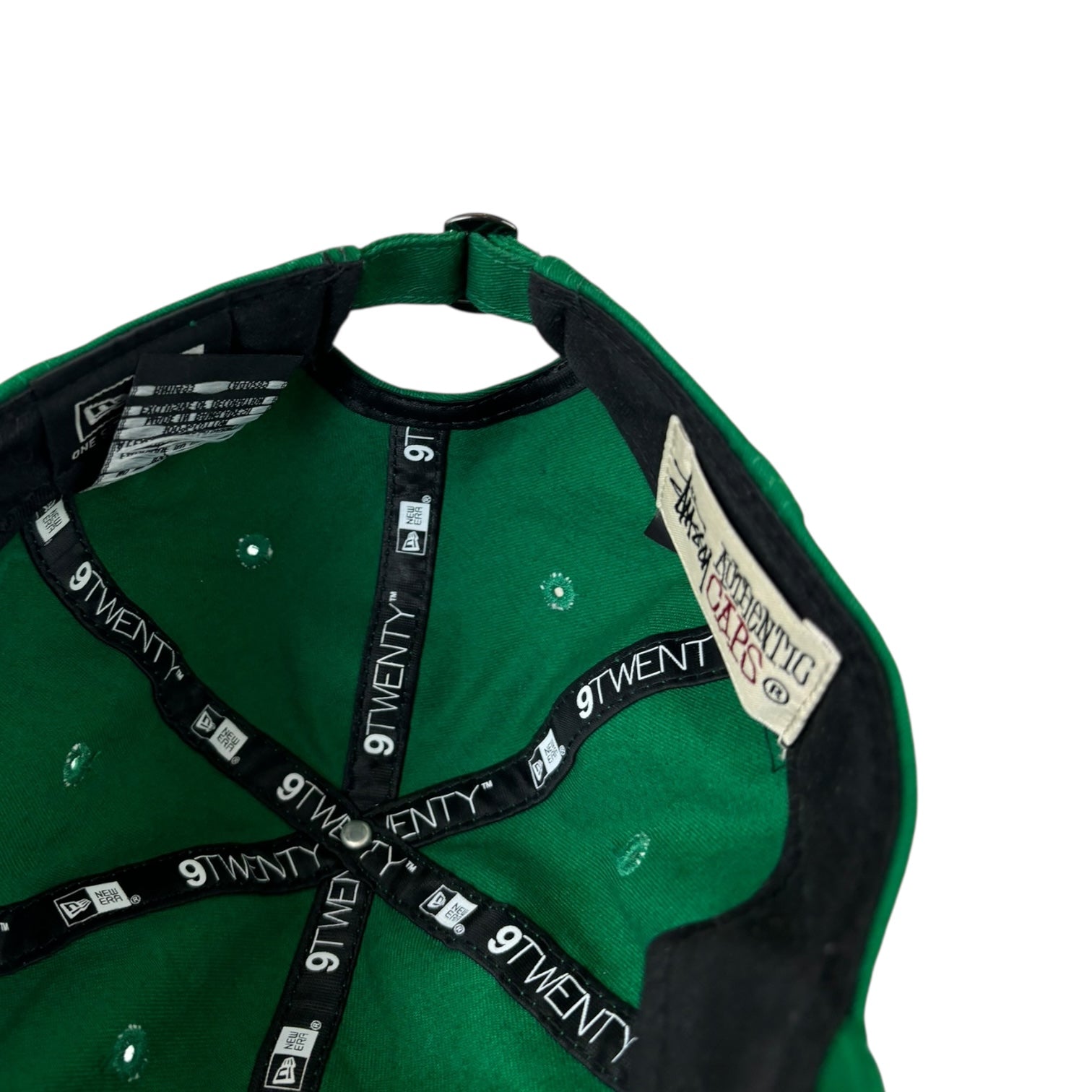 Stussy New Era 9Twenty Basic StrapBack Hat Kelly Green