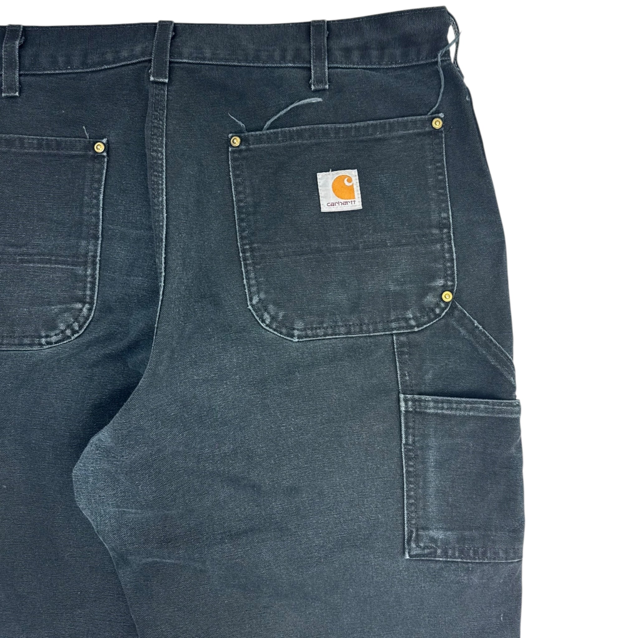 Vintage Carhartt Double Knee Bottoms Faded Black