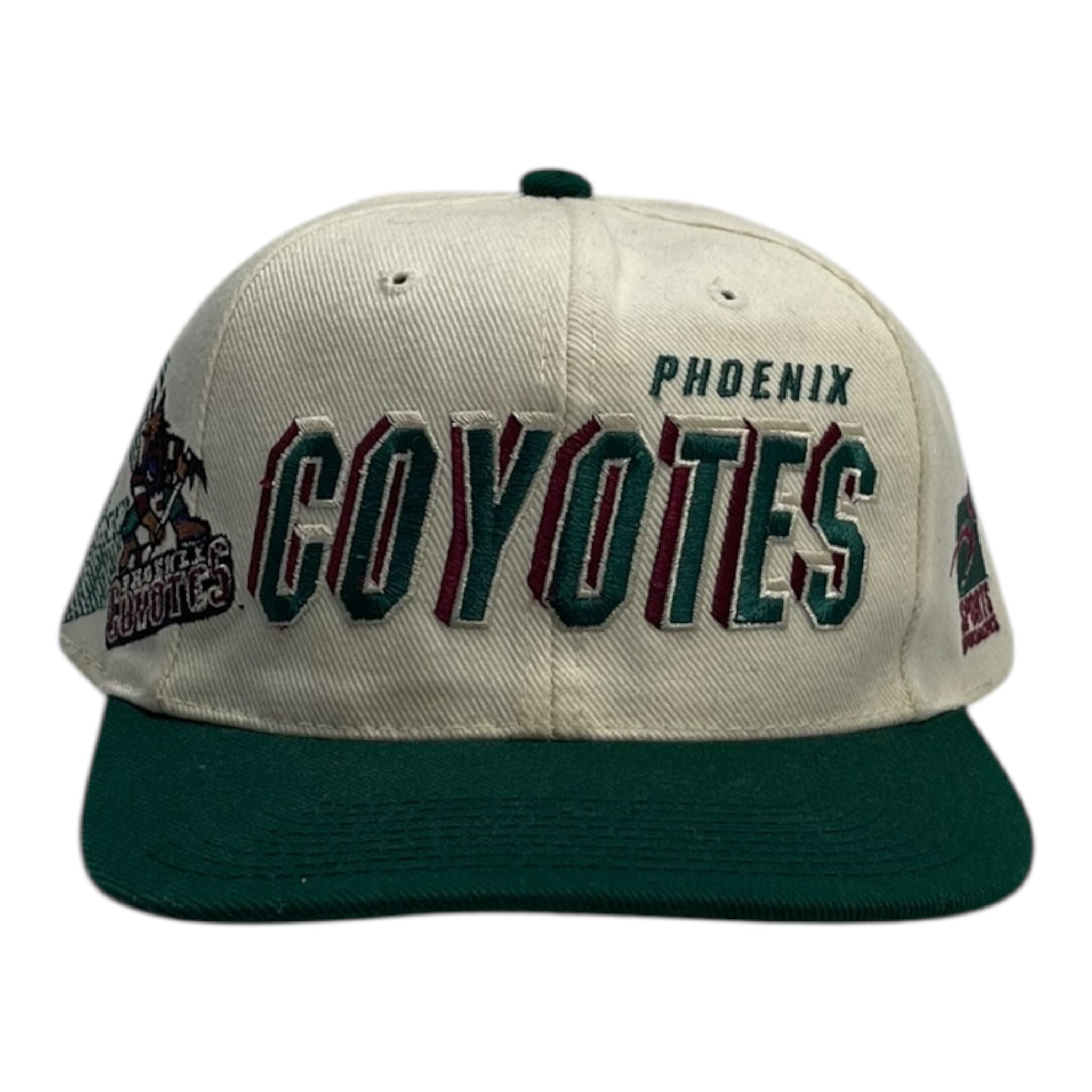 Vintage Phoenix Coyotes Laser Hat Green