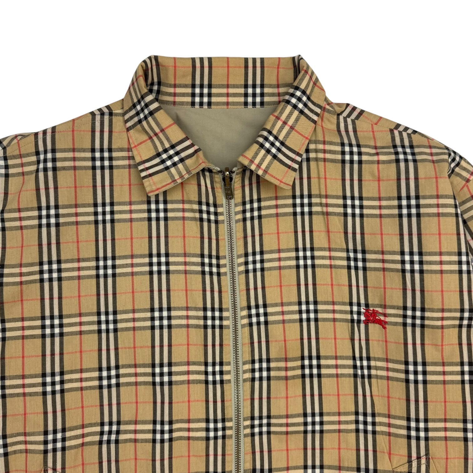 Burberry Nova Check Reversible Jacket Plaid/Beige