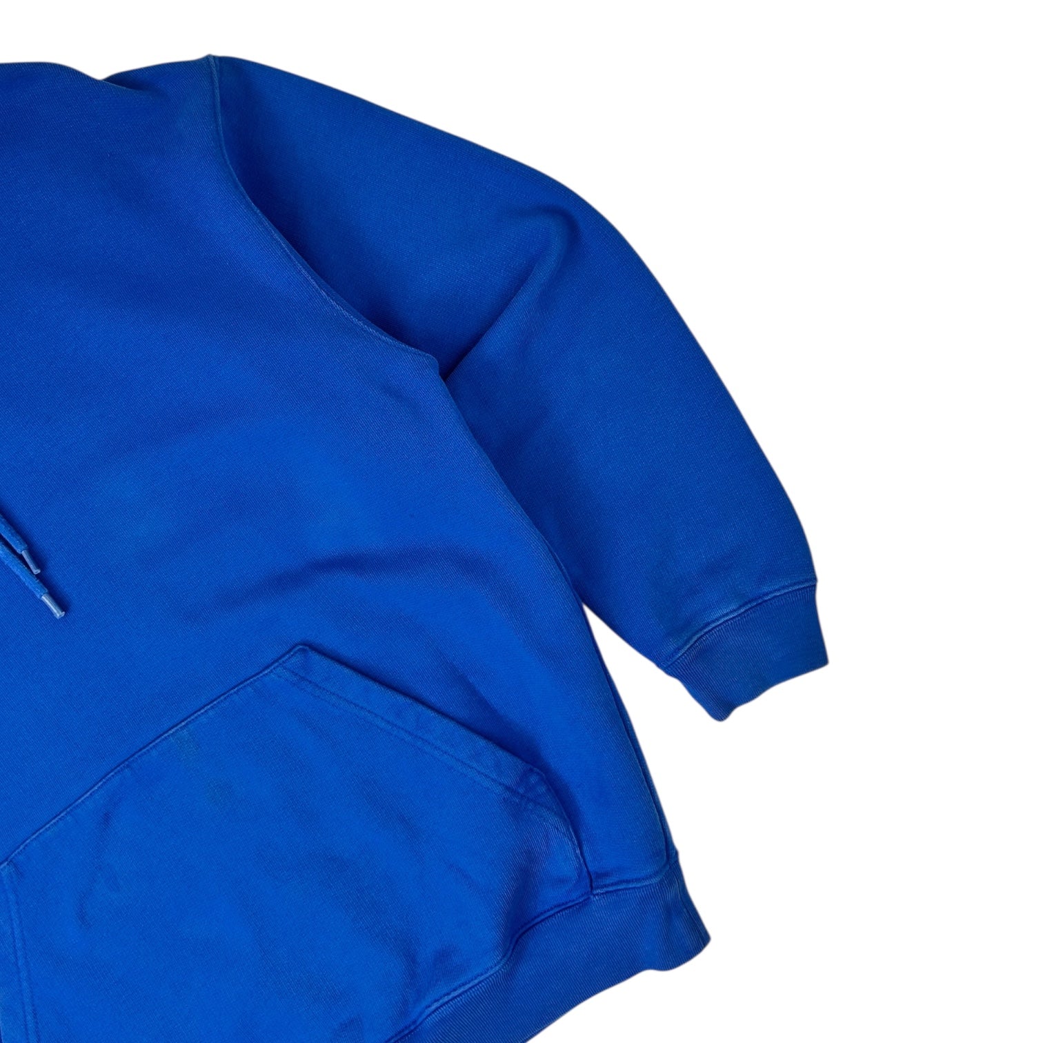 Balenciaga Back Logo Hoodie Blue