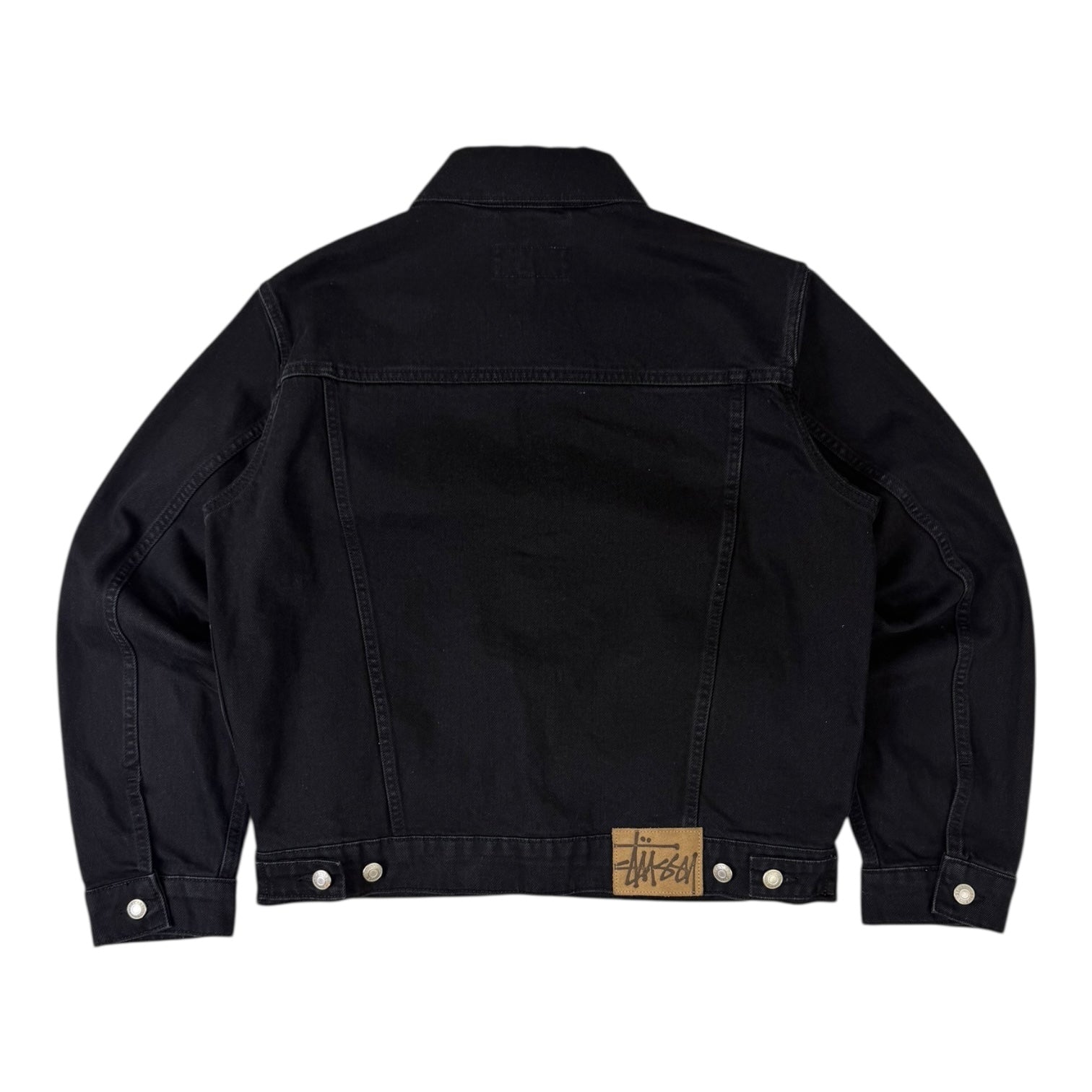 Stussy Trucker Denim Jacket Black