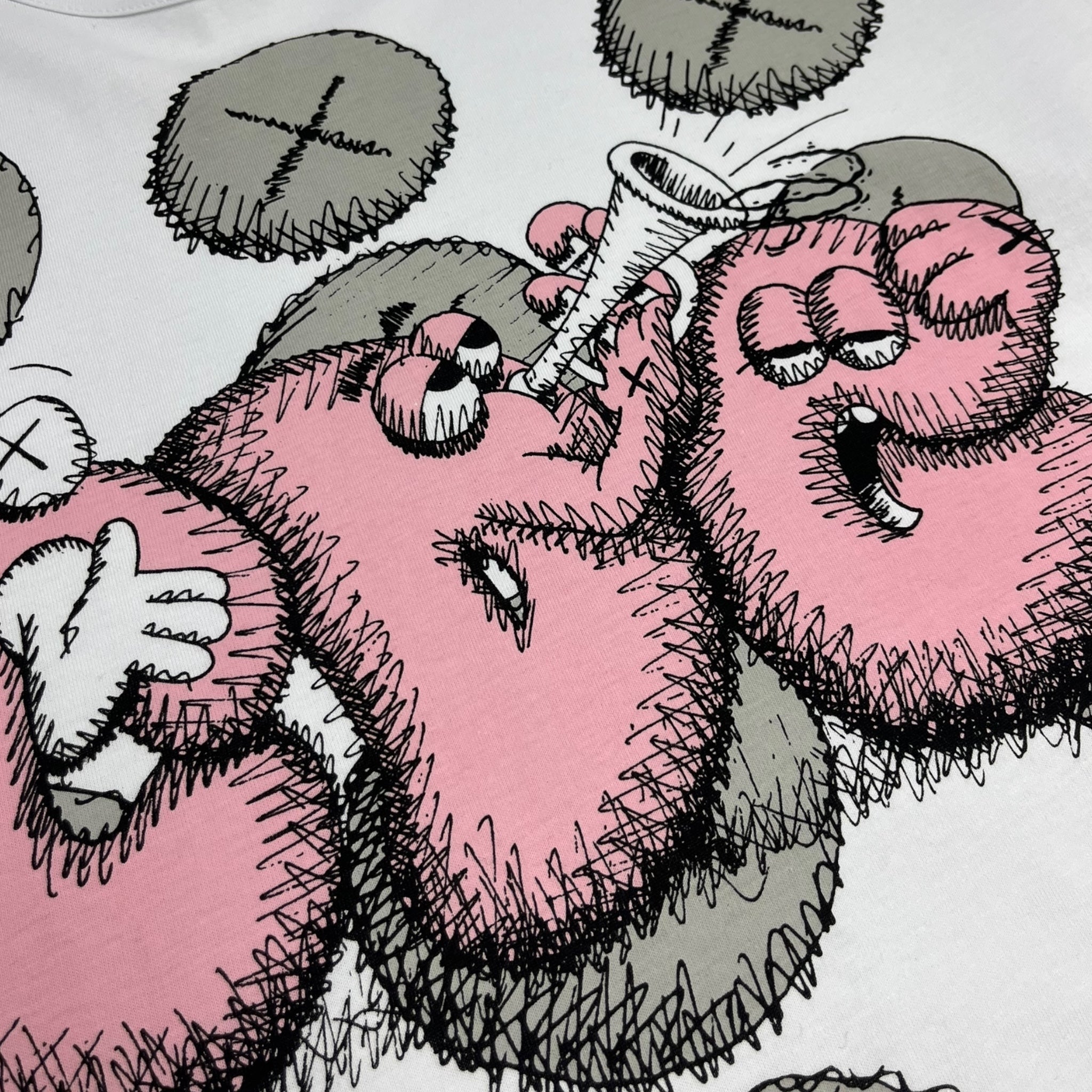 Comme Des Garcons X Kaws T-Shirt White