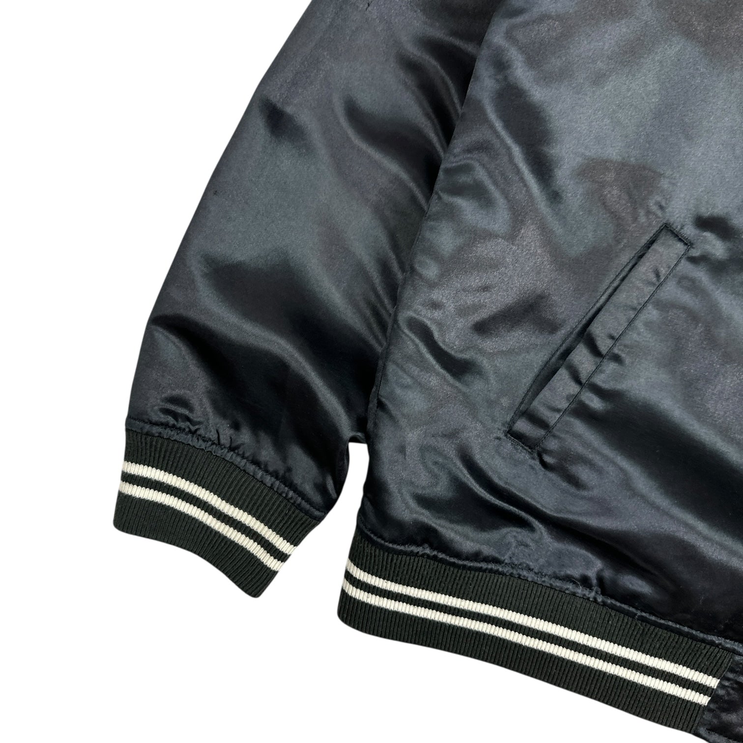Supreme SS15 Satin Club Jacket Black
