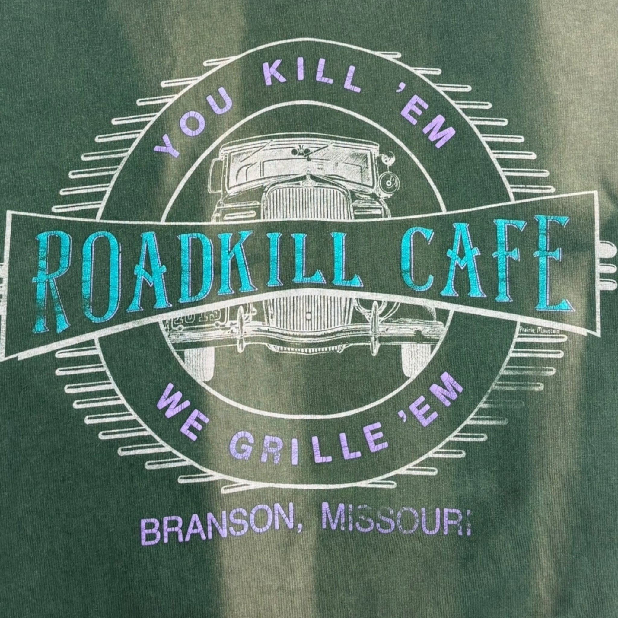 Vintage Roadkill Cafe “We Grill ‘Em” T-Shirt