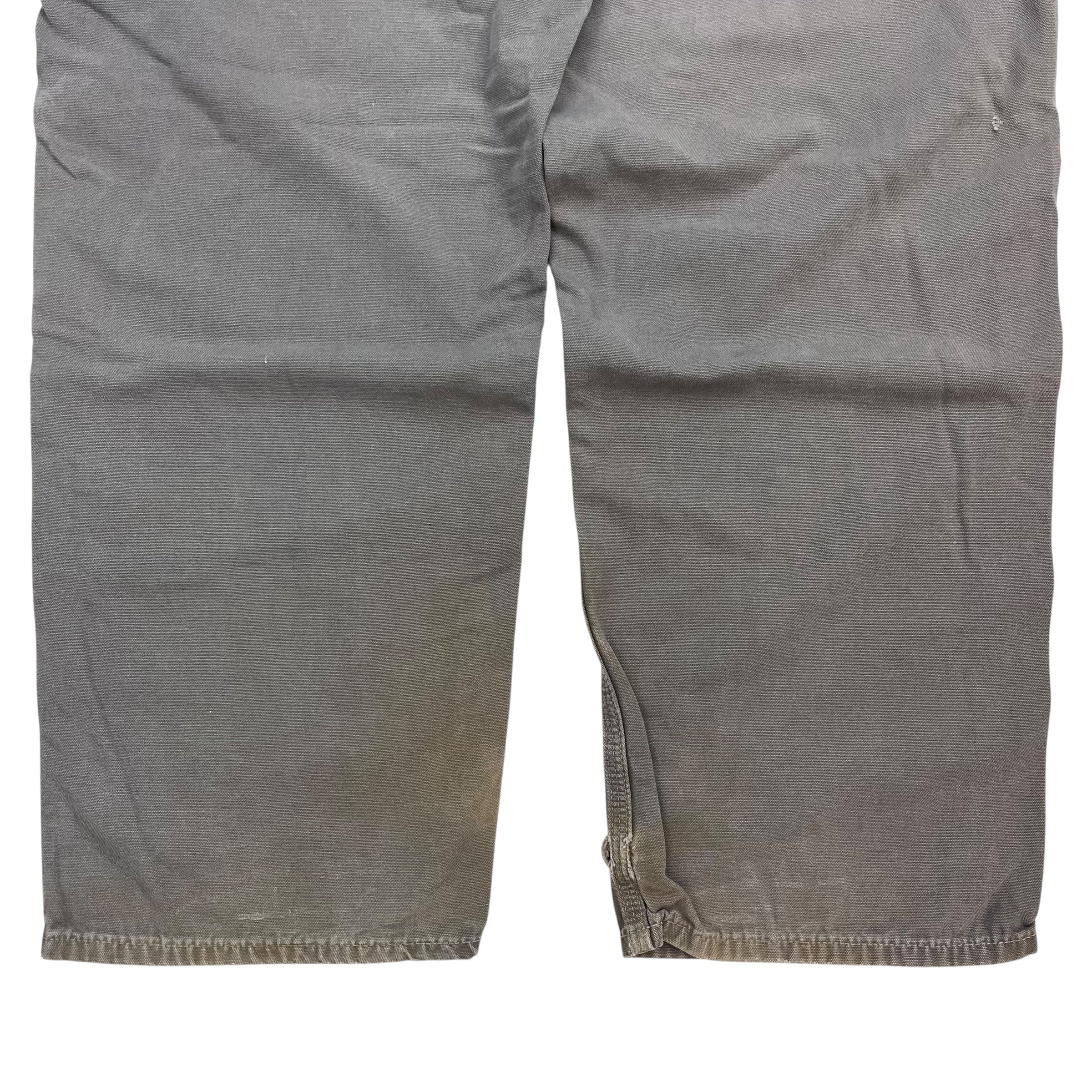 Vintage Carhartt Dungaree Pants Light Grey
