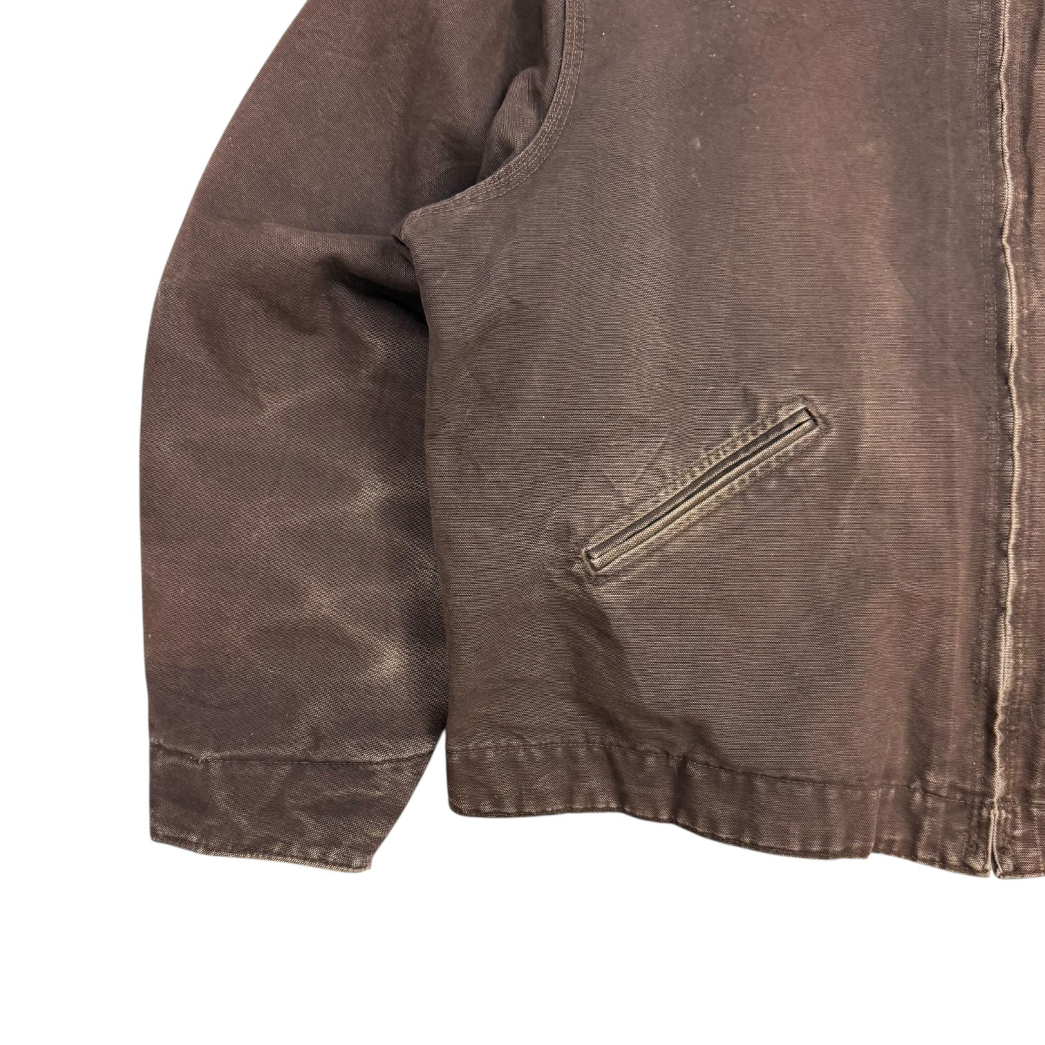 Vintage Carhartt Detroit Blanket Lined Jacket Brown