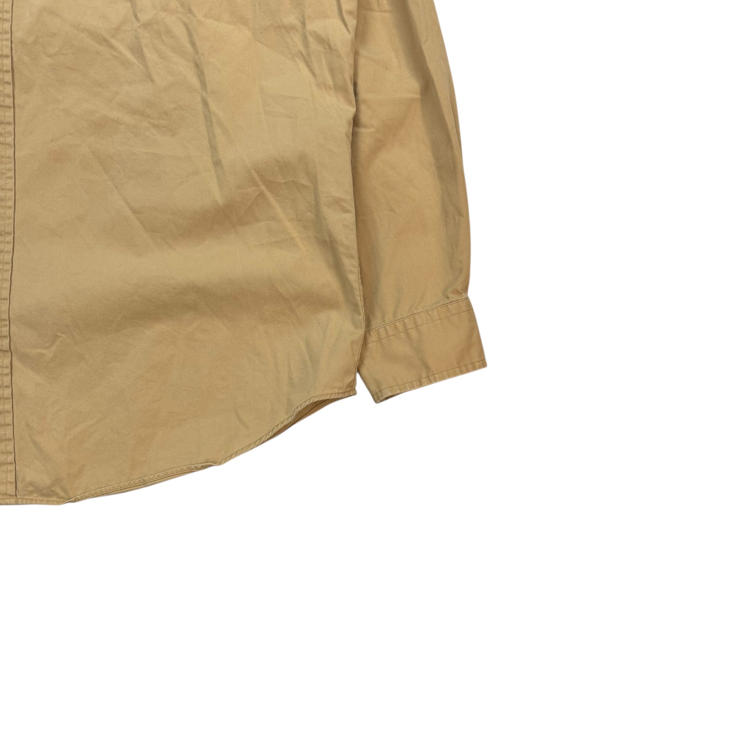 Vintage Tommy Hilfiger Button Up Shirt Tan