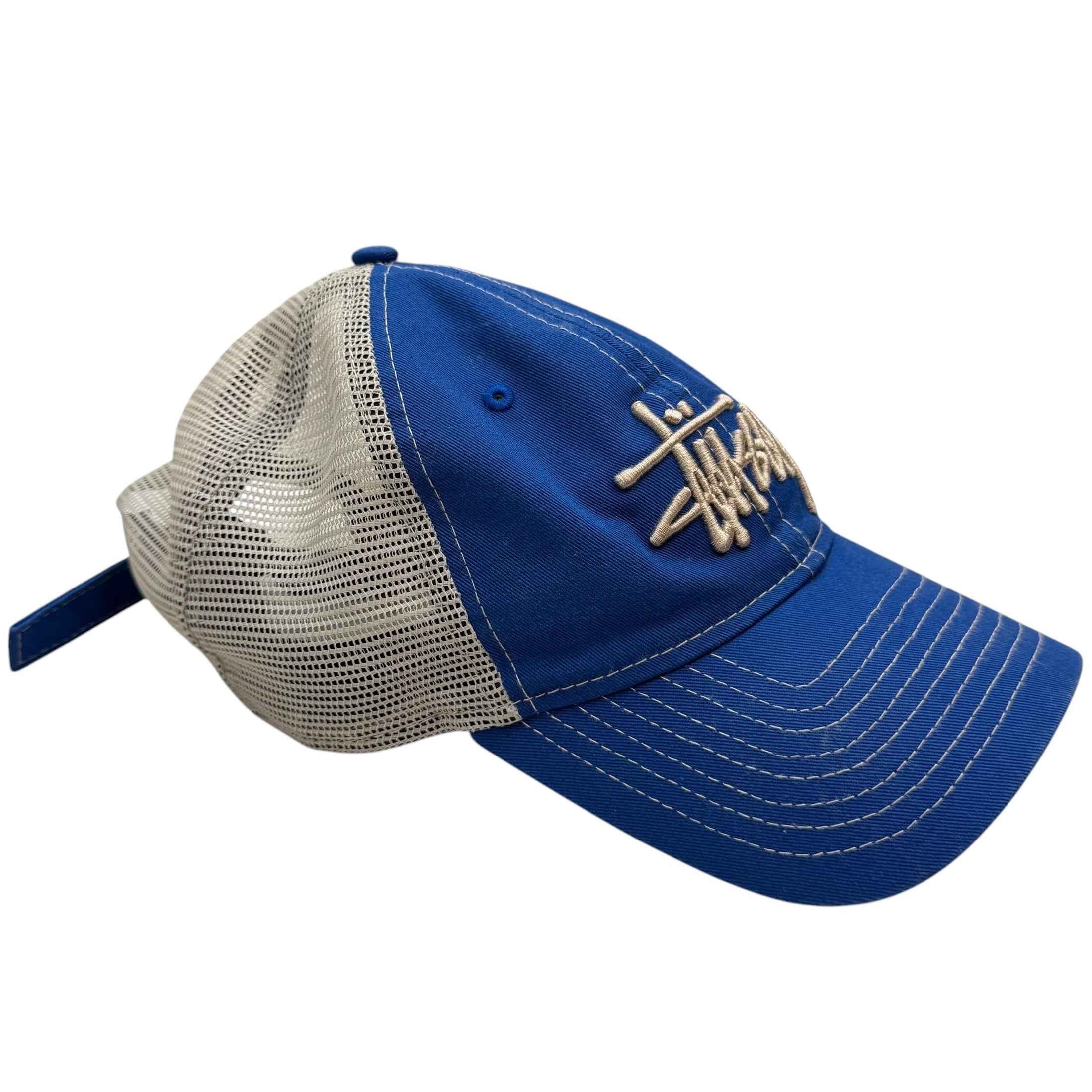 Stussy New Era 9Twenty Basic Trucker Hat Bright Royal