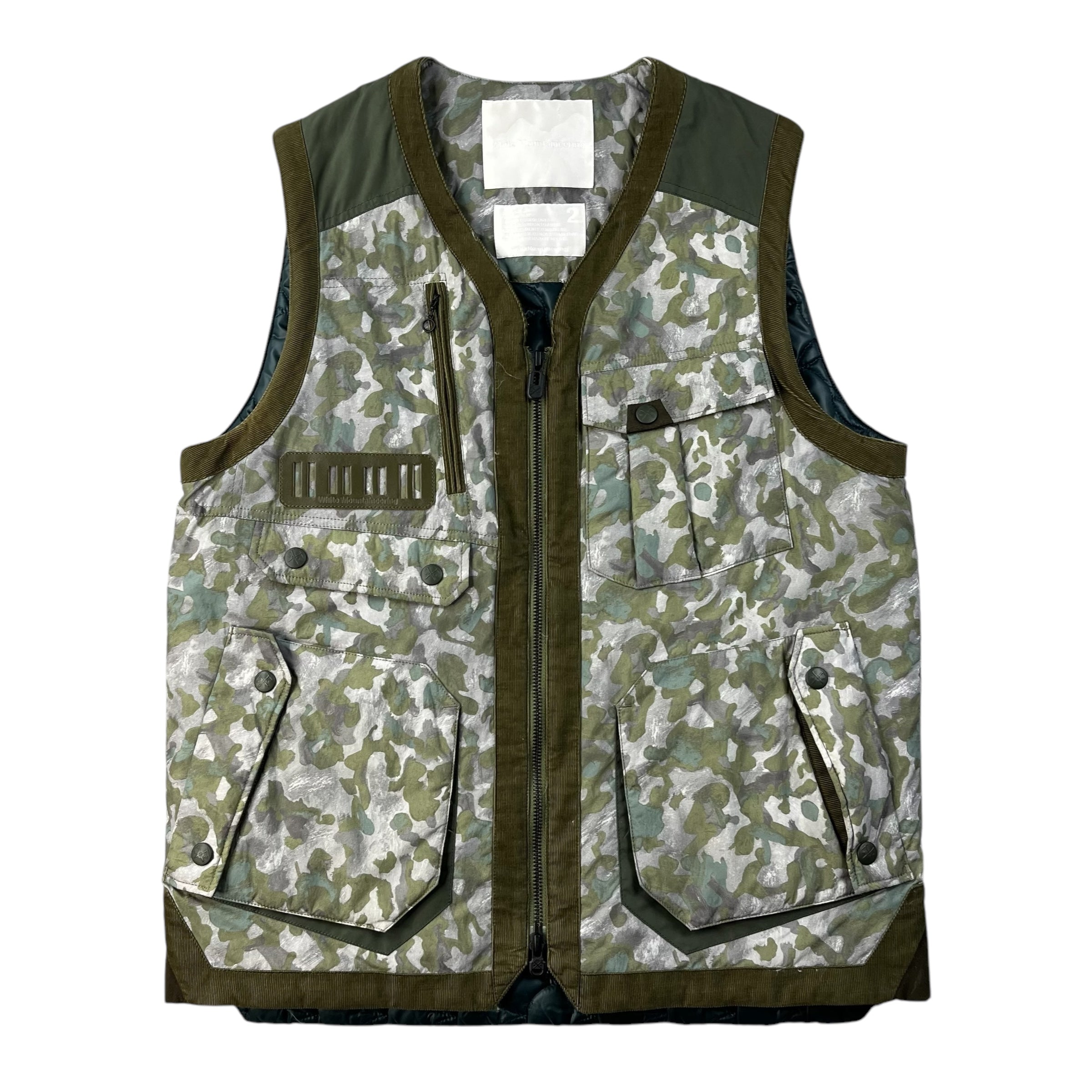 White Mountaineering Camo Fishing Vest