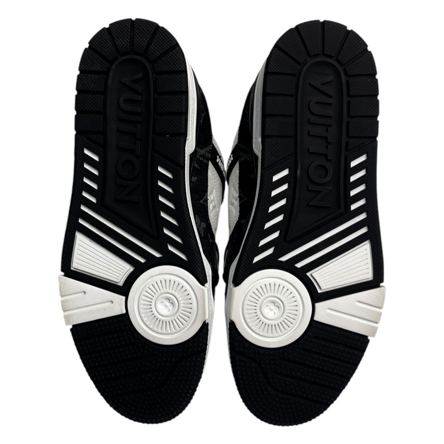 Louis Vuitton Trainer Sneaker Black/White Monogram (Used)