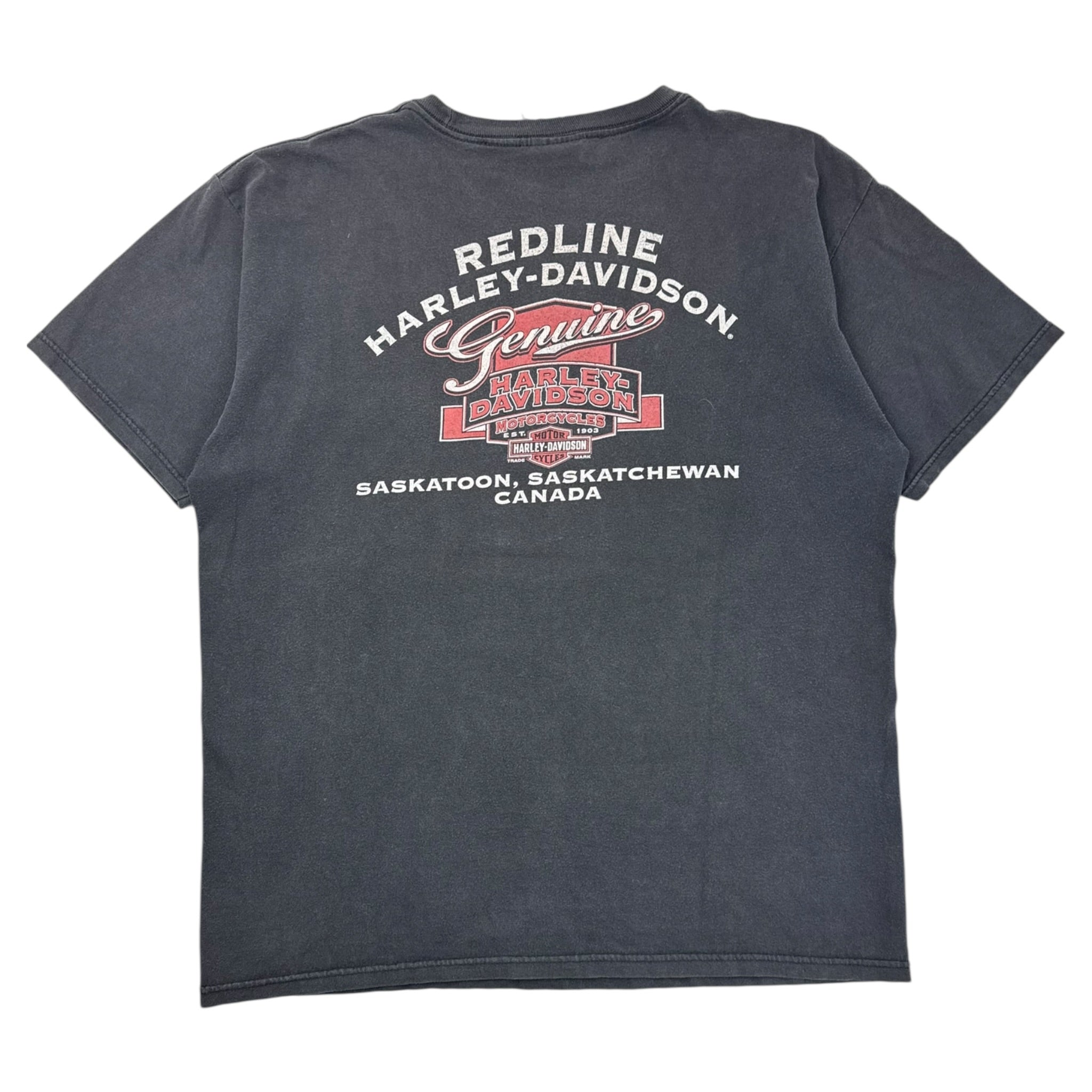 Vintage Harley Davidson "Live To Ride" Saskatoon T-Shirt