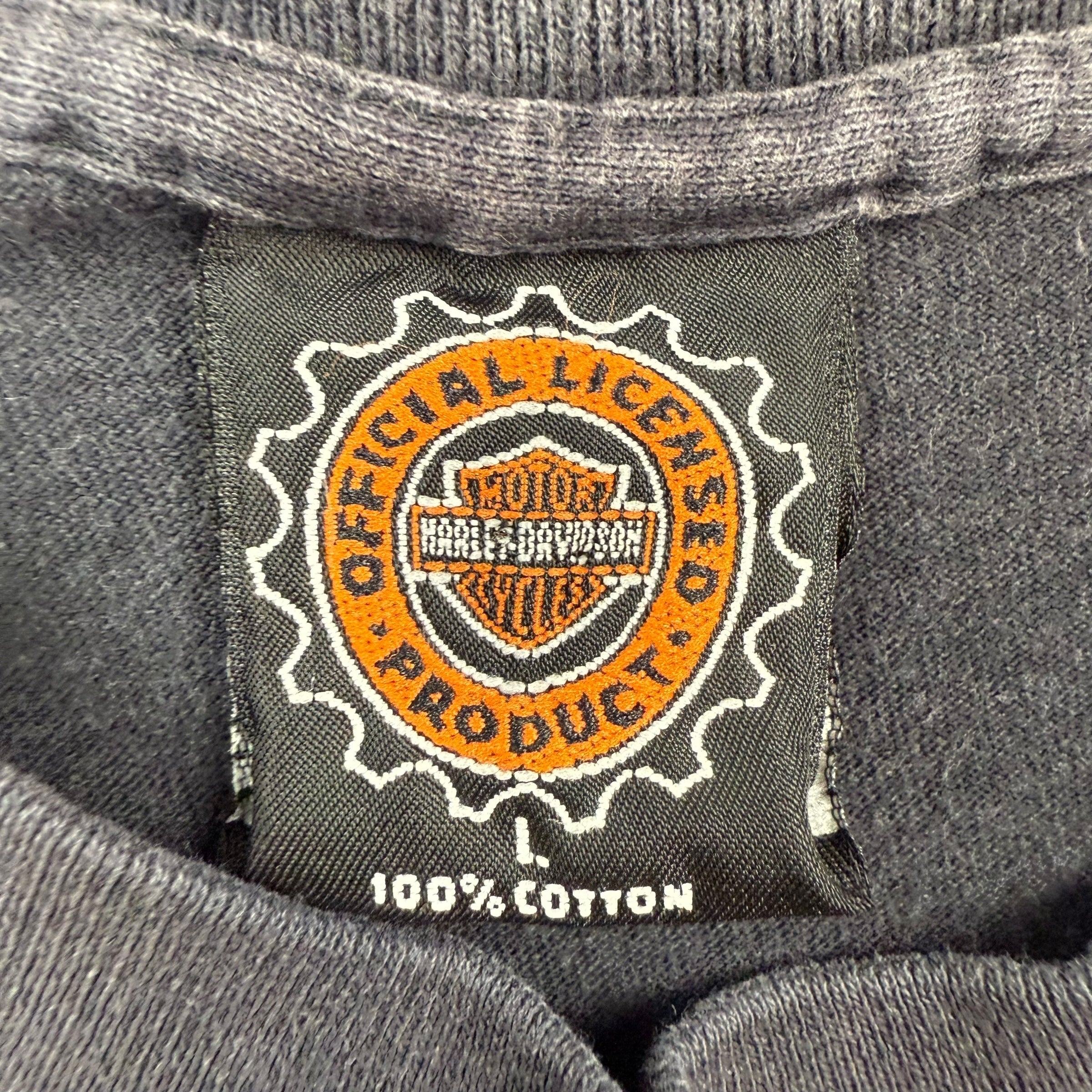 1996 Harley Davidson Poster Tee Black