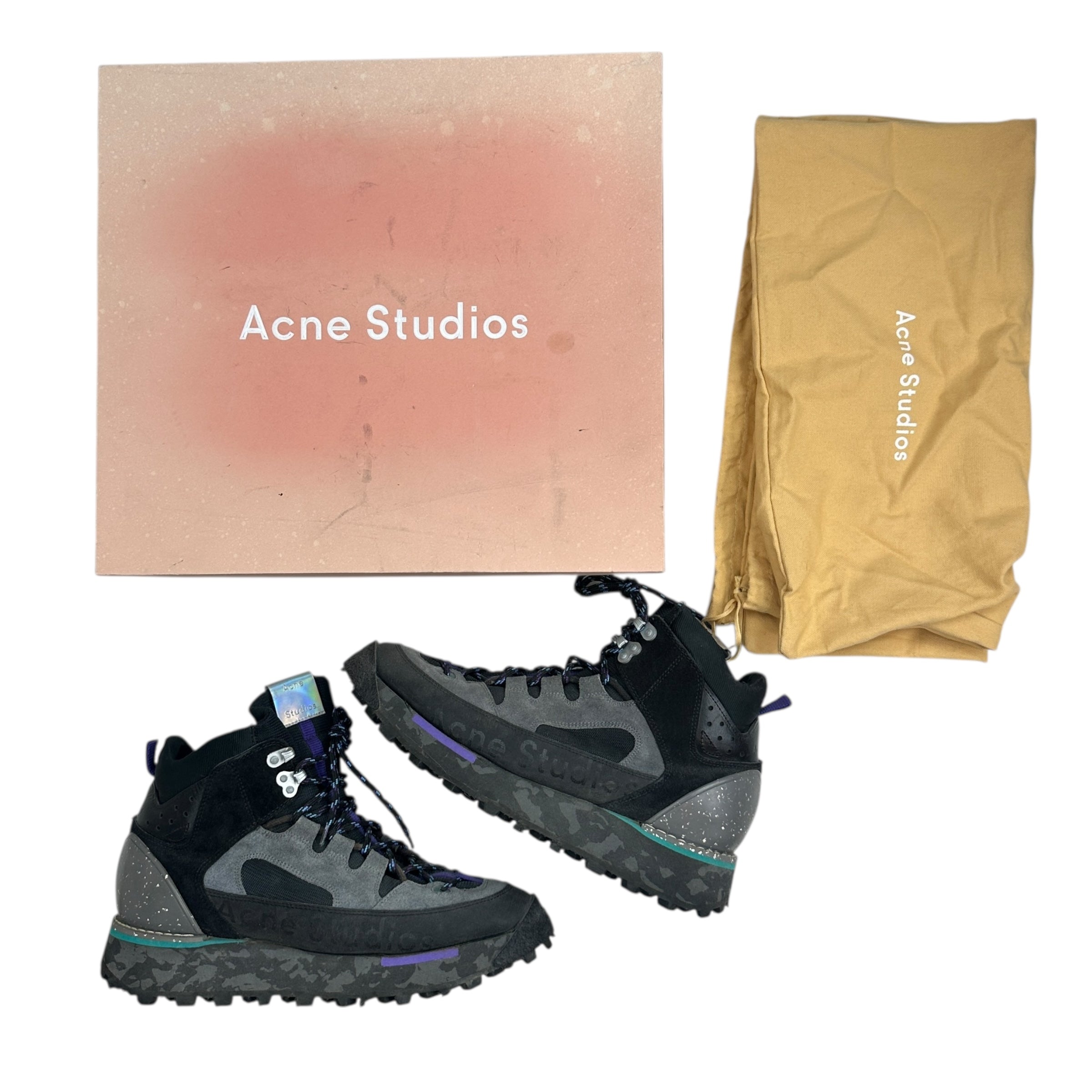 Acne Studios Trekking Boot “Multi Black” (Used)