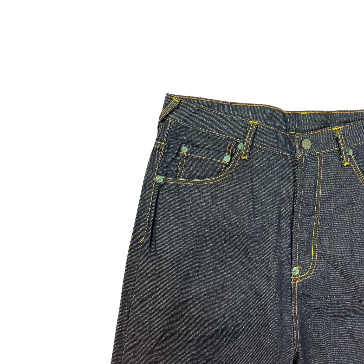Vintage Evisu Diacock Denim Jeans Raw