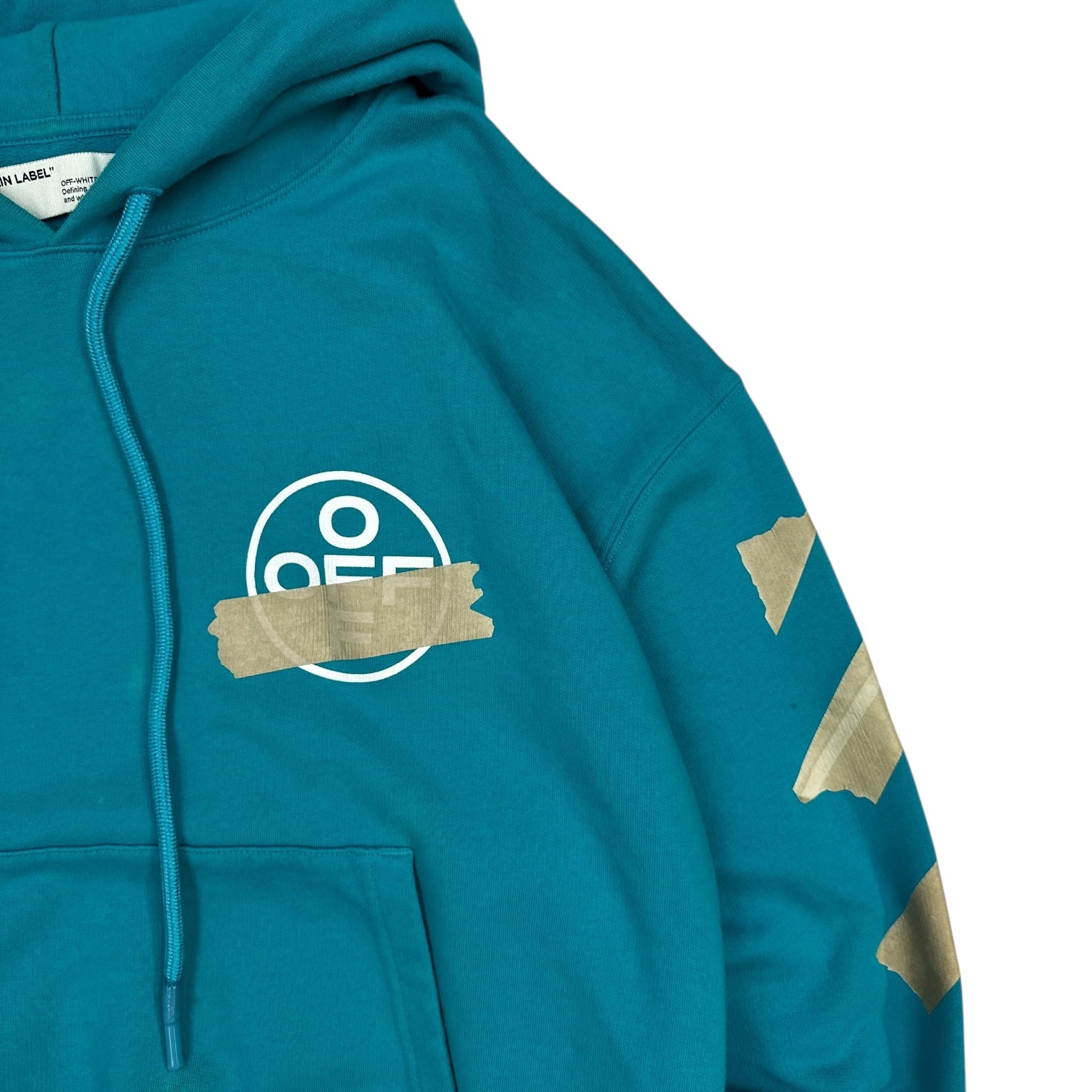 Off-White Arrows Hoodie Petrol Blue