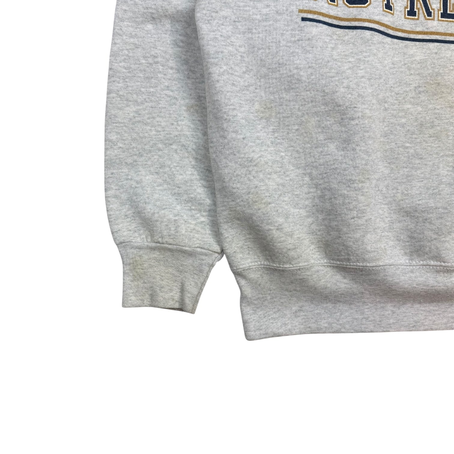Vintage Notre Dame Fighting Irish Crewneck Grey