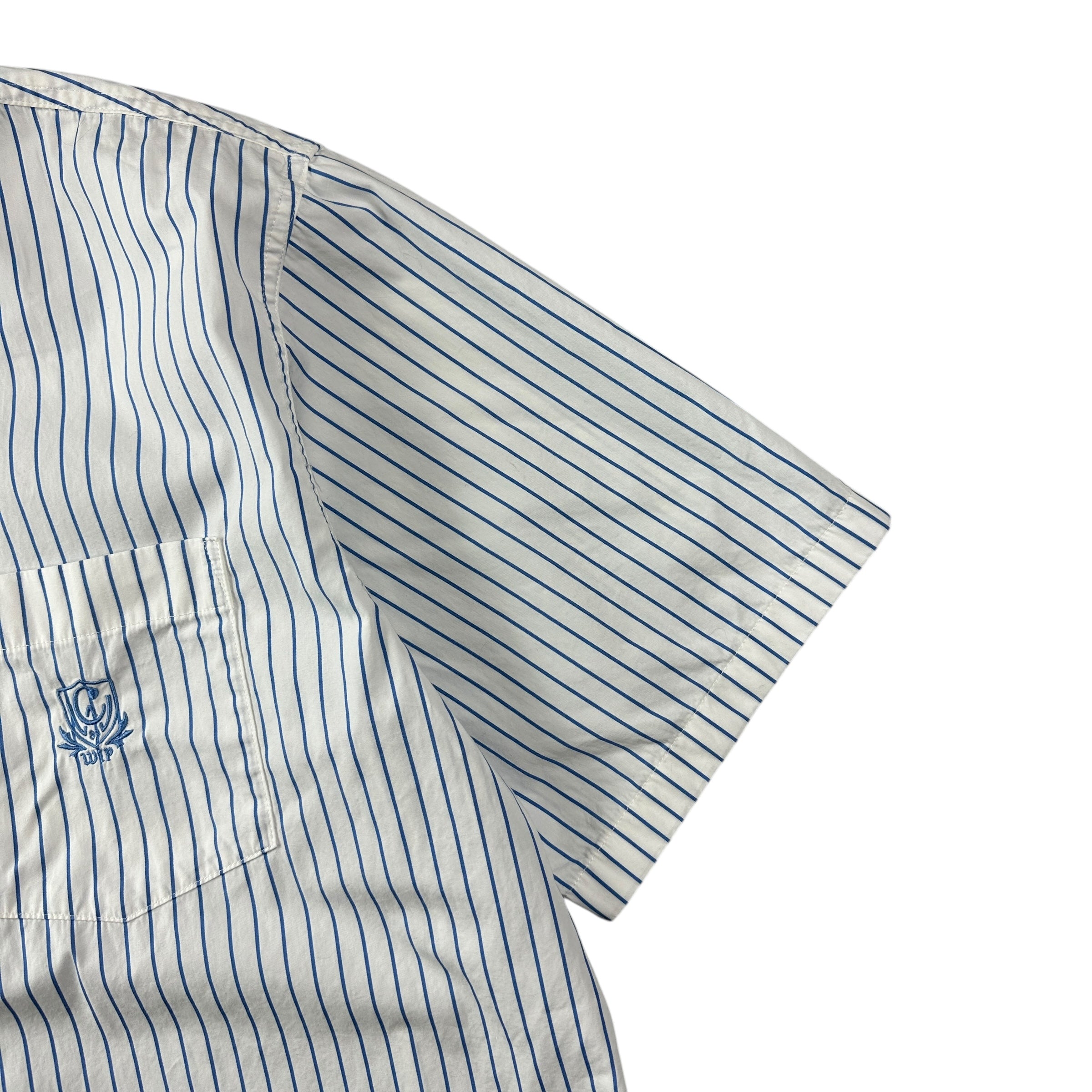 Carhartt W.I.P Linus Button Up White/Blue