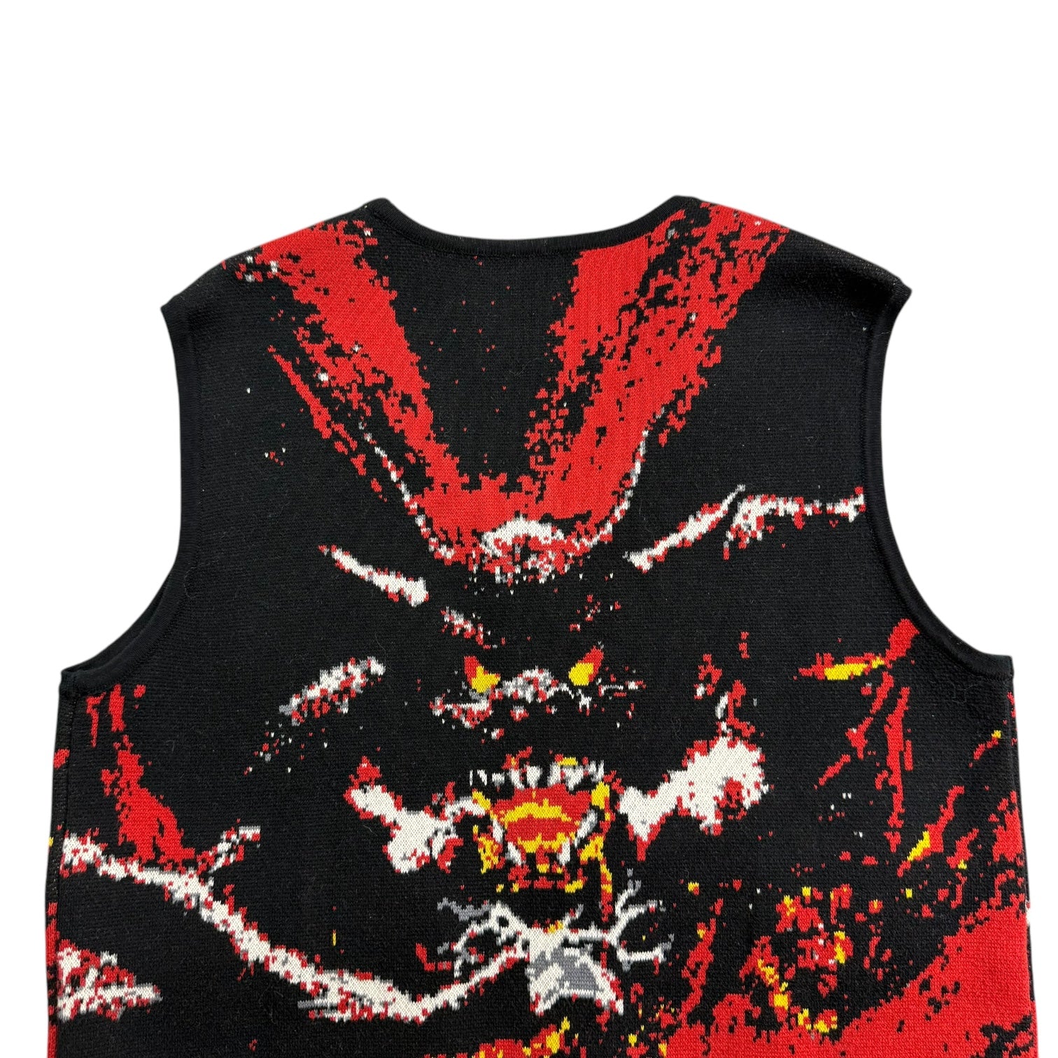 Fu***** Awesome Better Half AOP Vest Black/Red