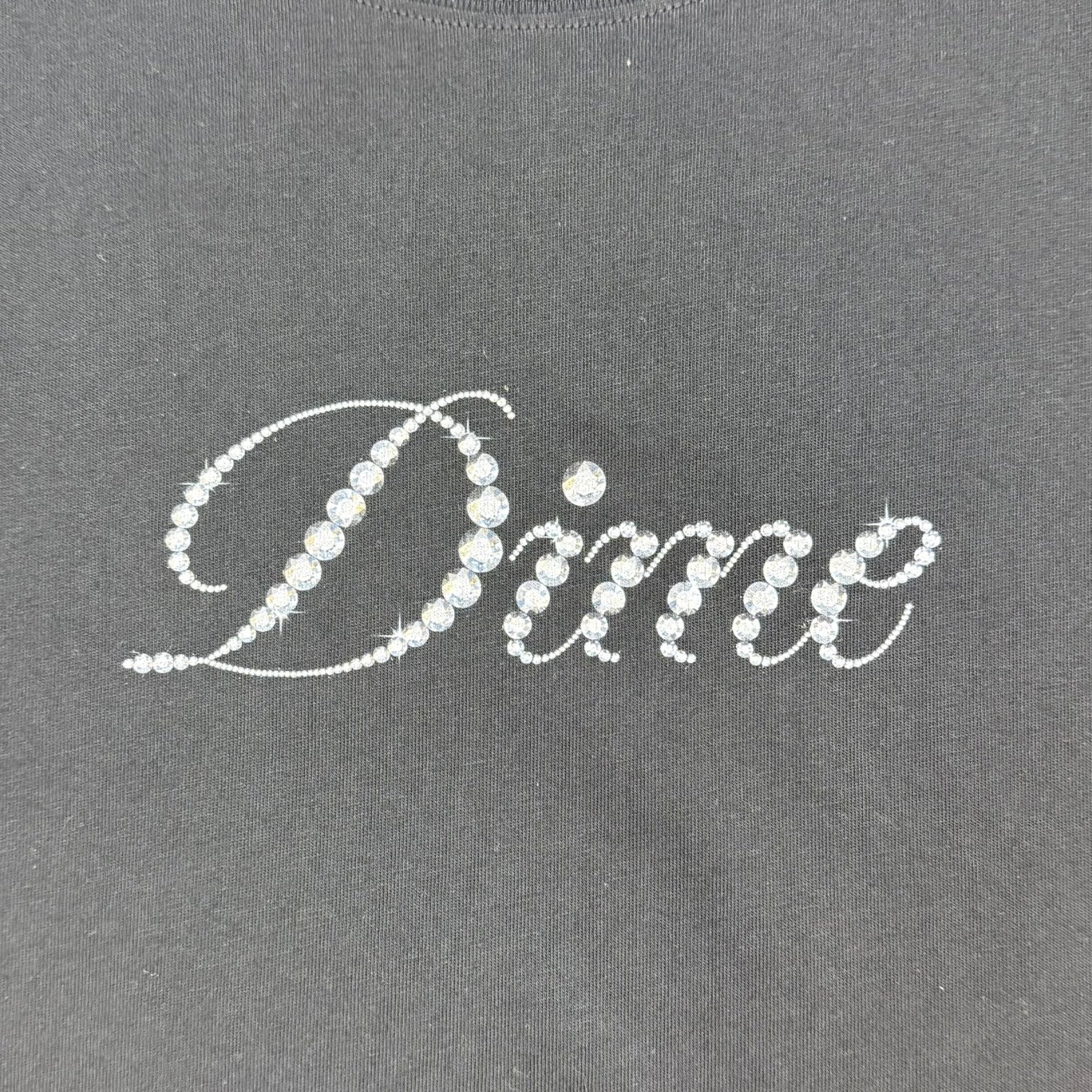 Dime Icy Cursive Tee Black