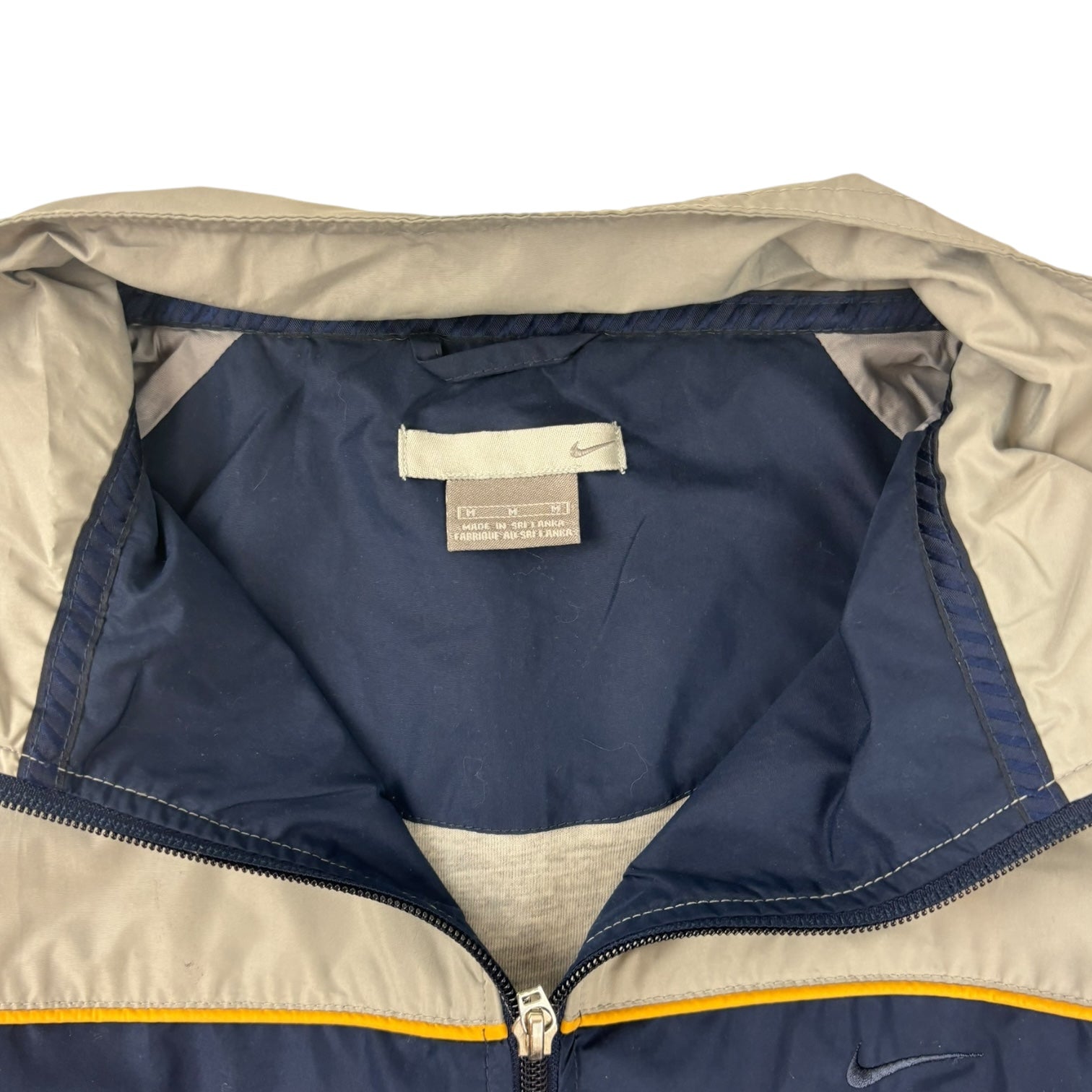 Vintage Nike Two-Tone Windbreaker Light Grey/Navy