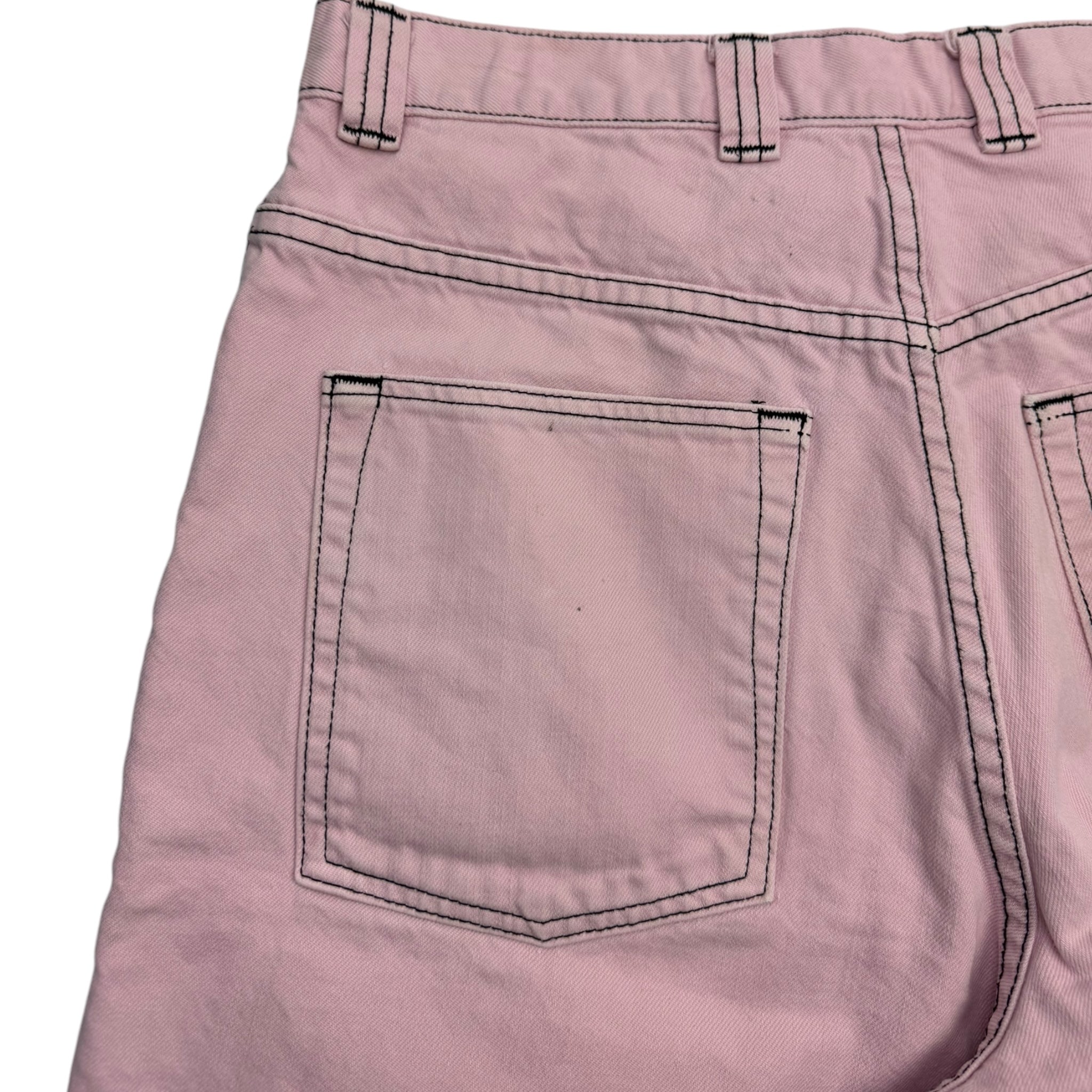 Big Boy Cut Off Pink Dyed Jorts