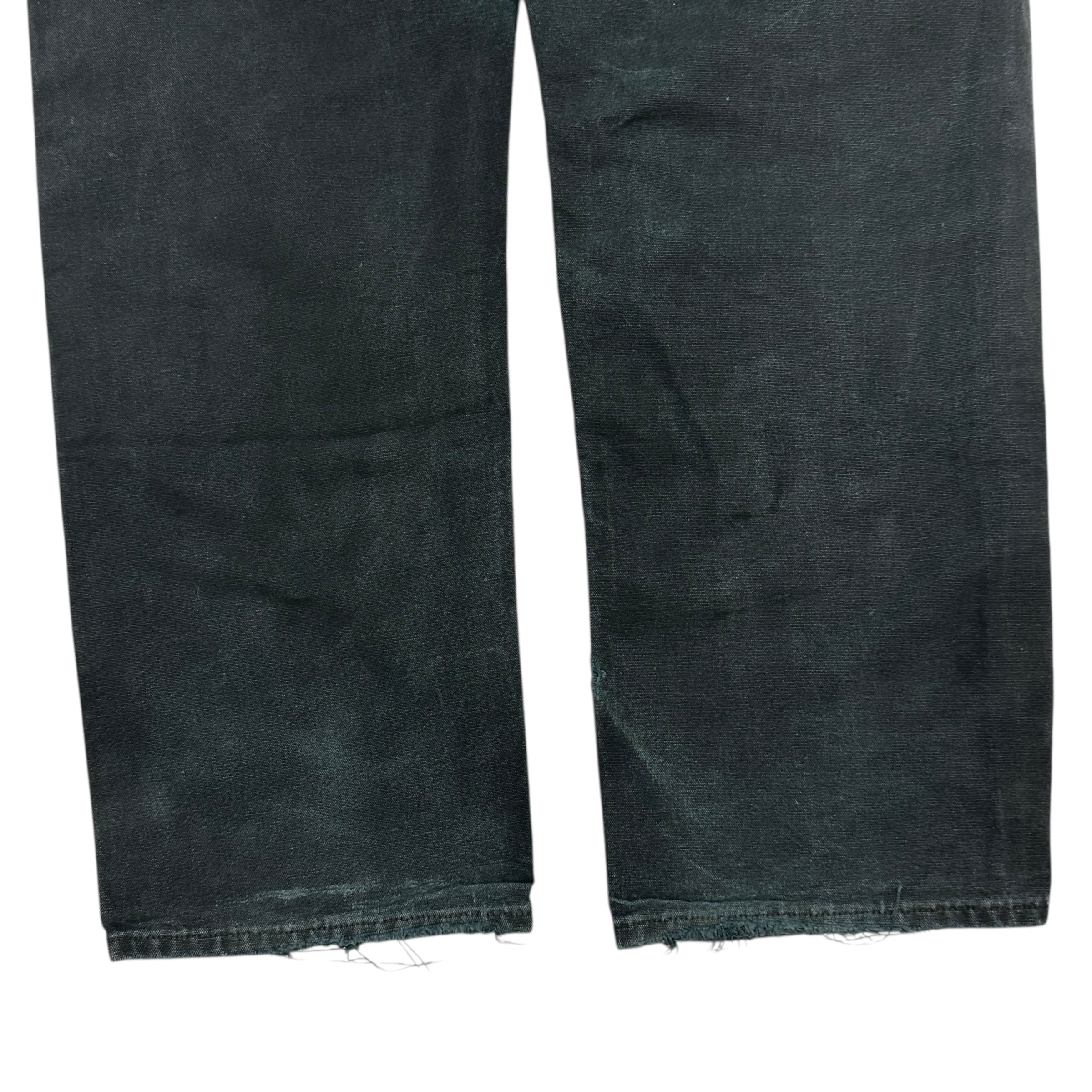 Vintage Carhartt Double Knee Cargo Pants Black