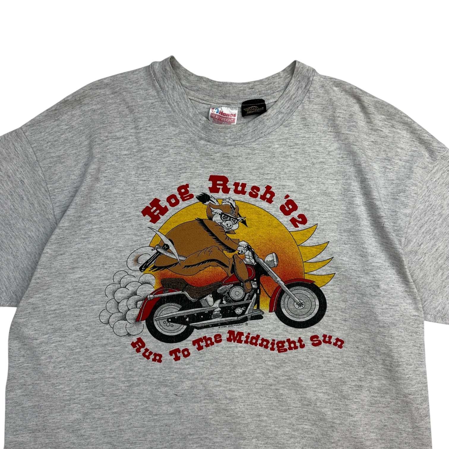 1992 Hog Rush T-Shirt Grey