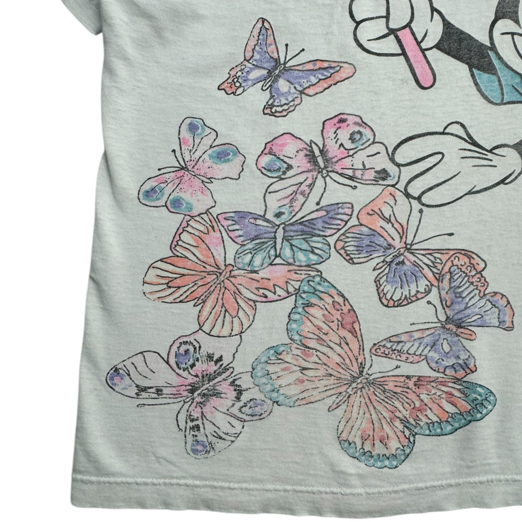 Vintage Mickey Mouse Buttefly Catcher T-Shirt