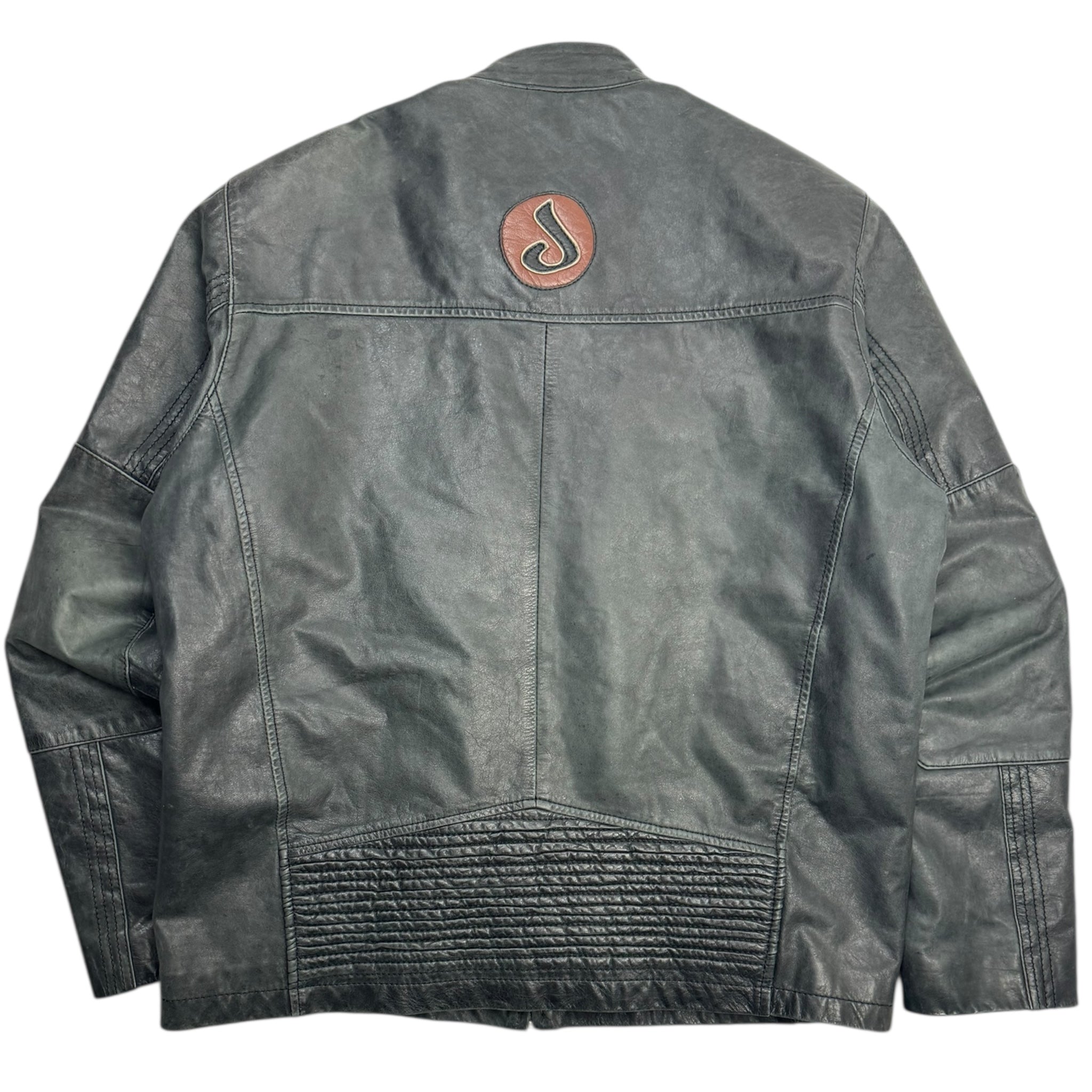 Vintage Davoucci Leather Biker Jacket