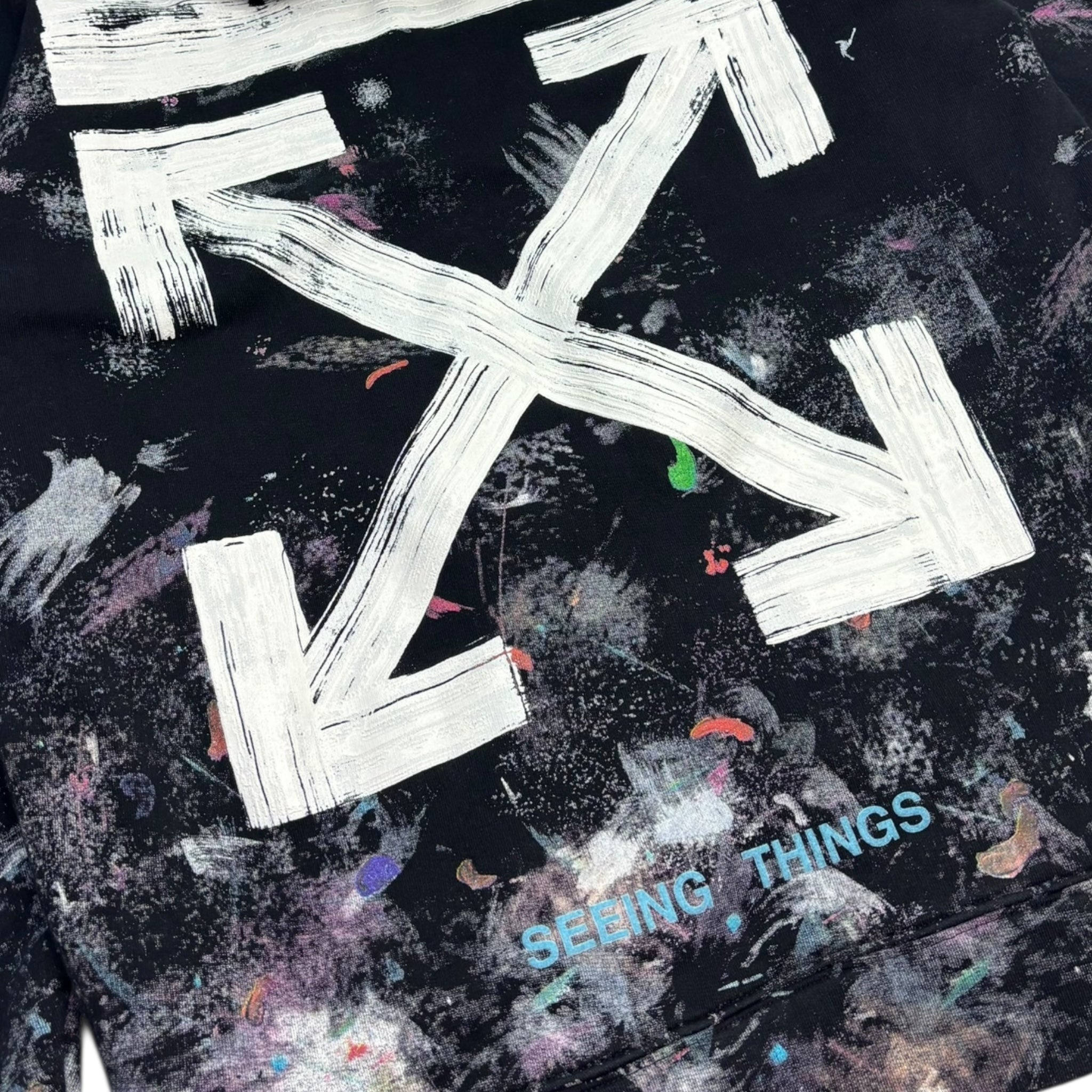 Off-White Galaxy Brushed Hoodie Black