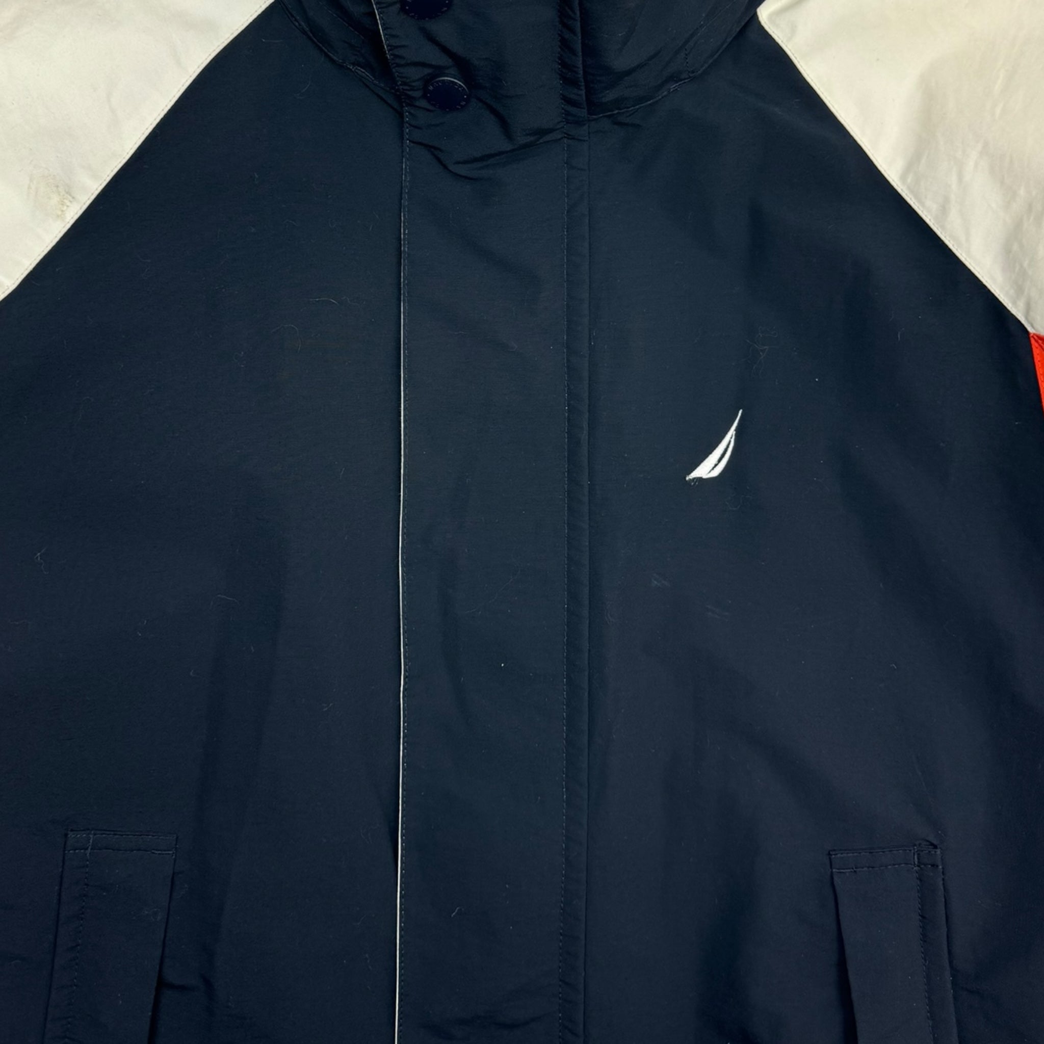 Vintage Nautica Malibu Triatholon Colorblock Zip Up Jacket