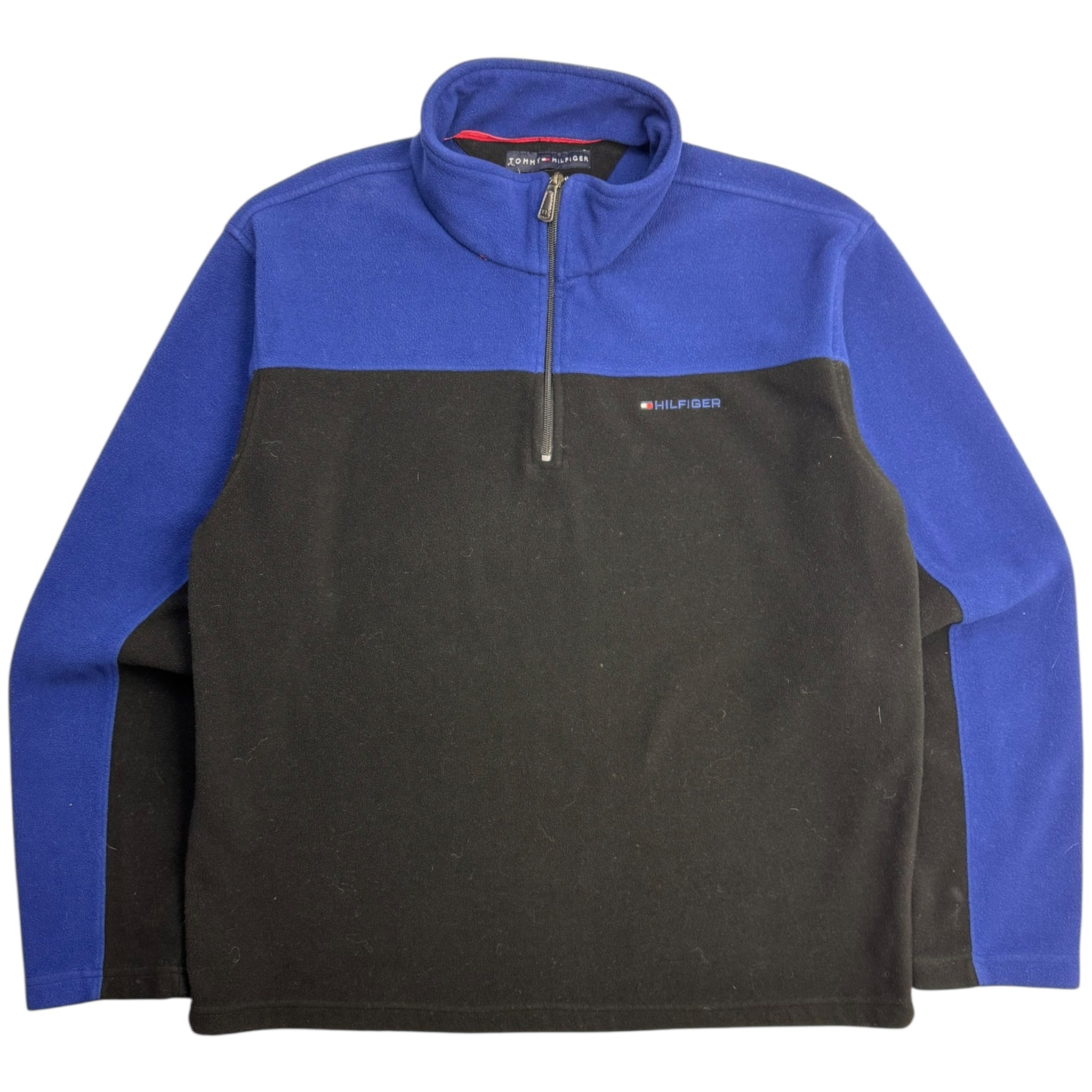 2005 Tommy Hilfiger Quarter Zip Fleece Black/Blue