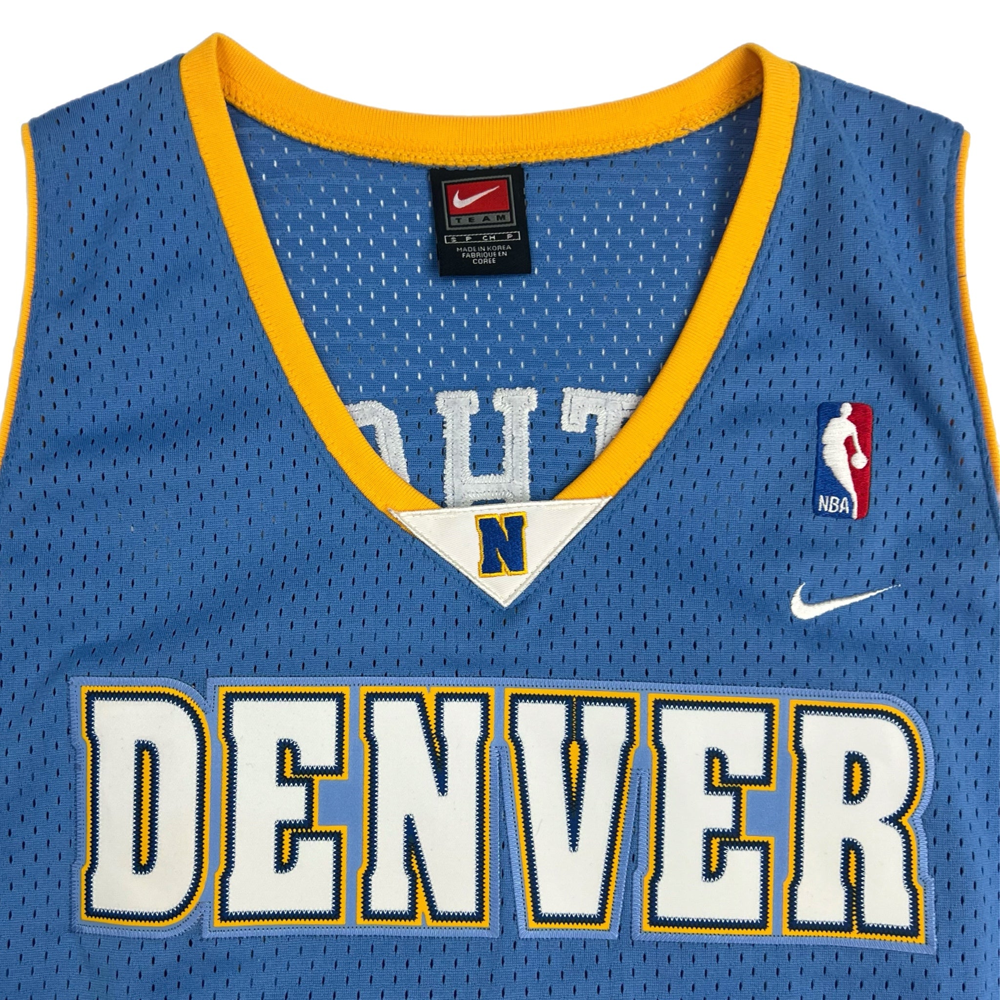 Vintage Denver Nuggets Team Nike Carmelo Anthony Jersey