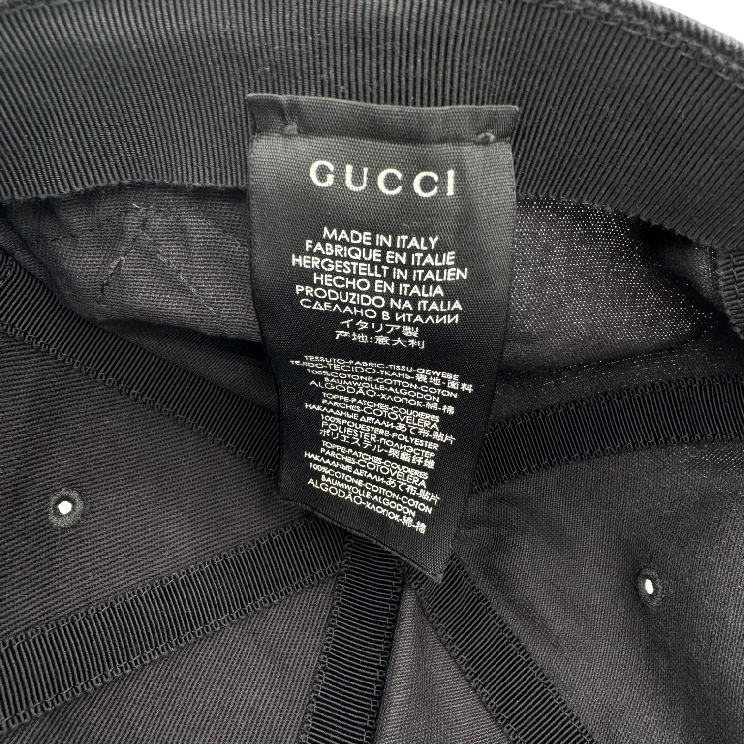 Gucci x MLB New York Yankees Baseball Hat Black