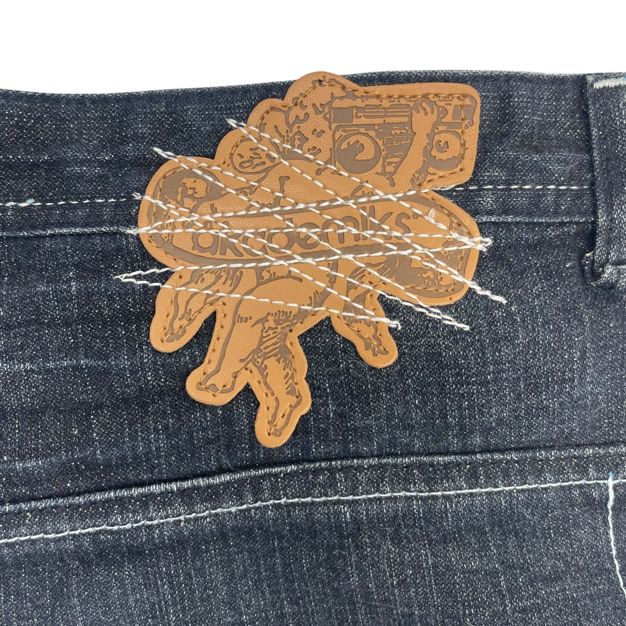 Vintage Y2K Akademiks Black Denim Jorts