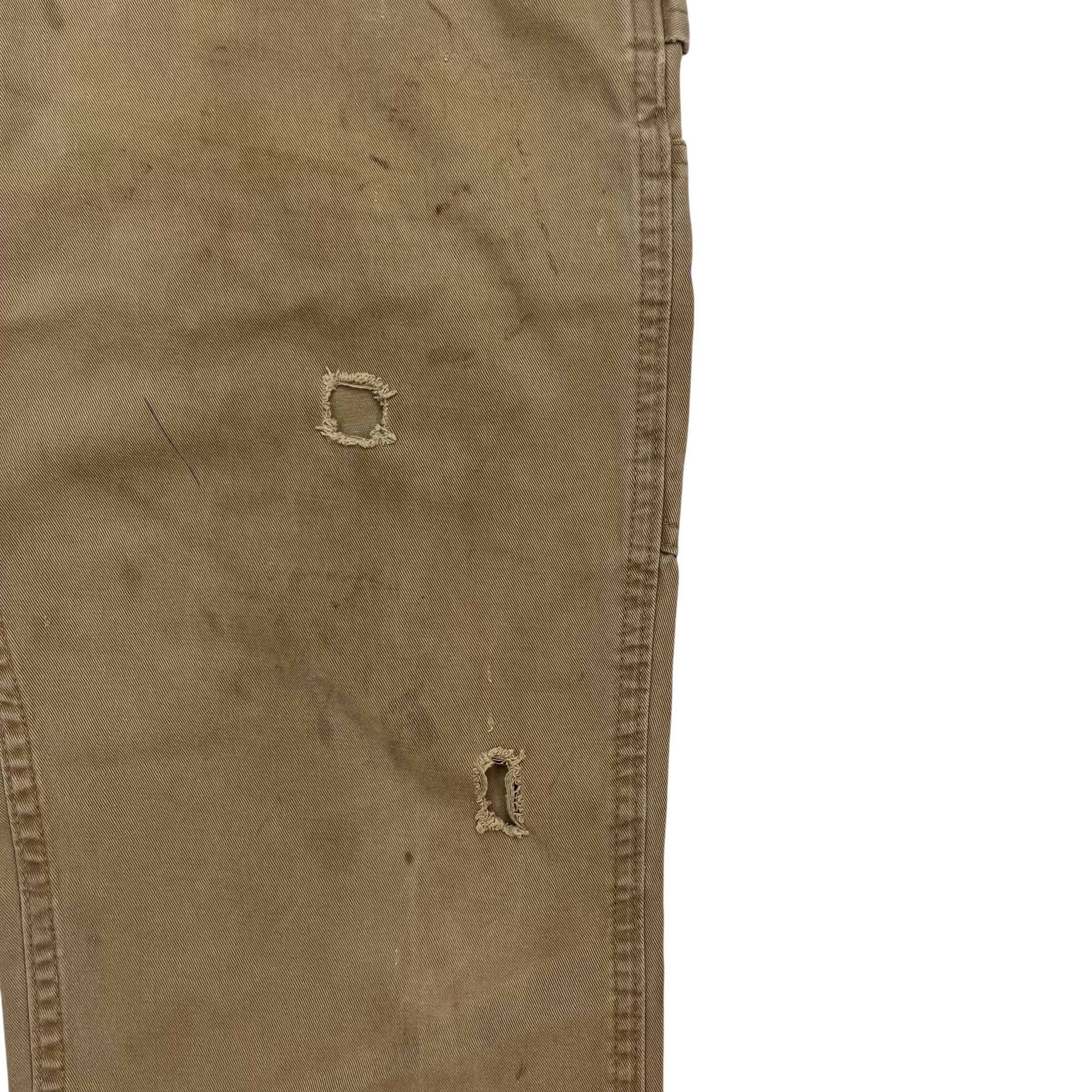 Vintage Carhartt Dungaree Pants Beige